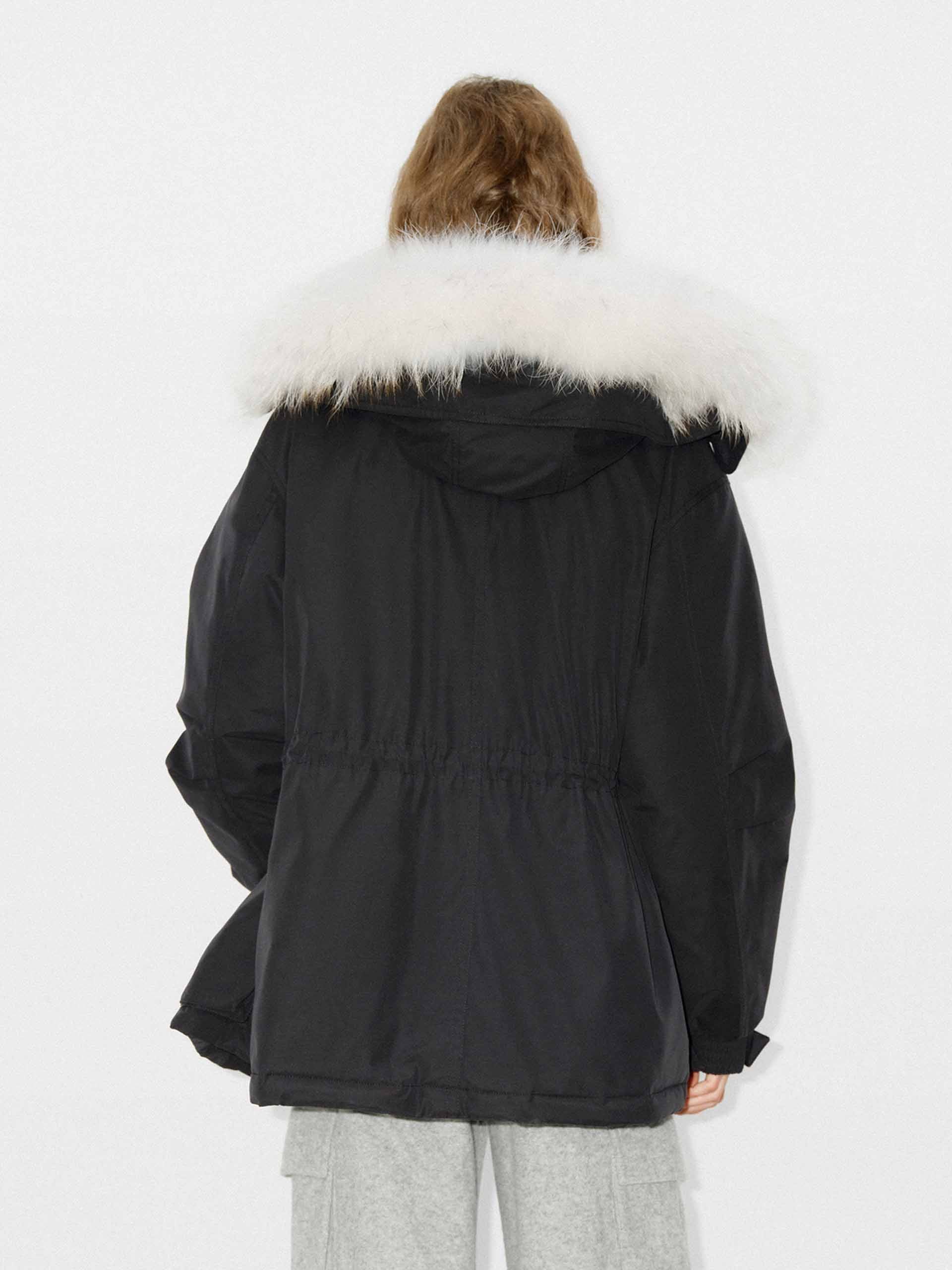 Drawstring Hooded Puffer Jacket - Image 19
