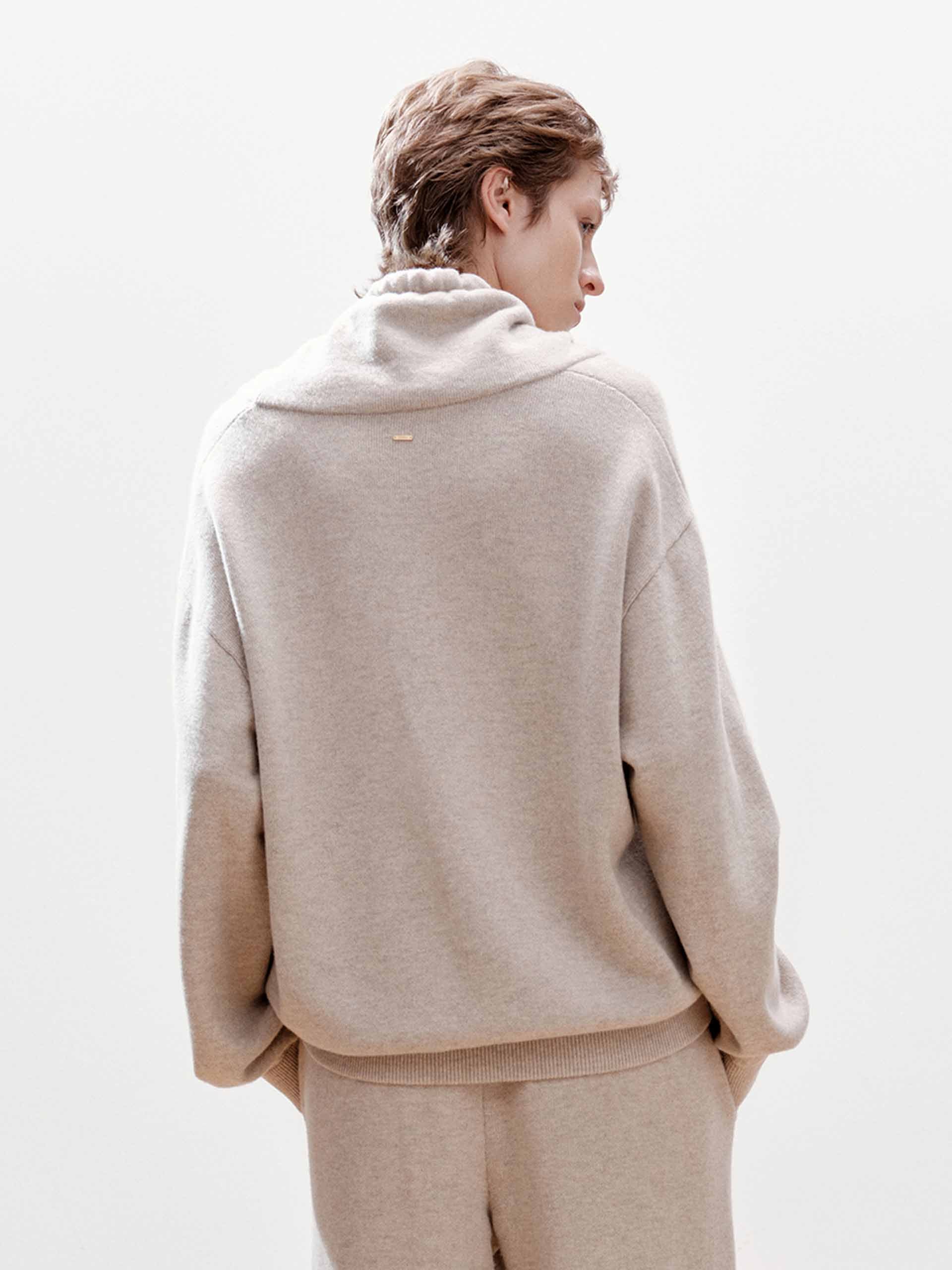 Drawstring Neckline Sweater - Image 6