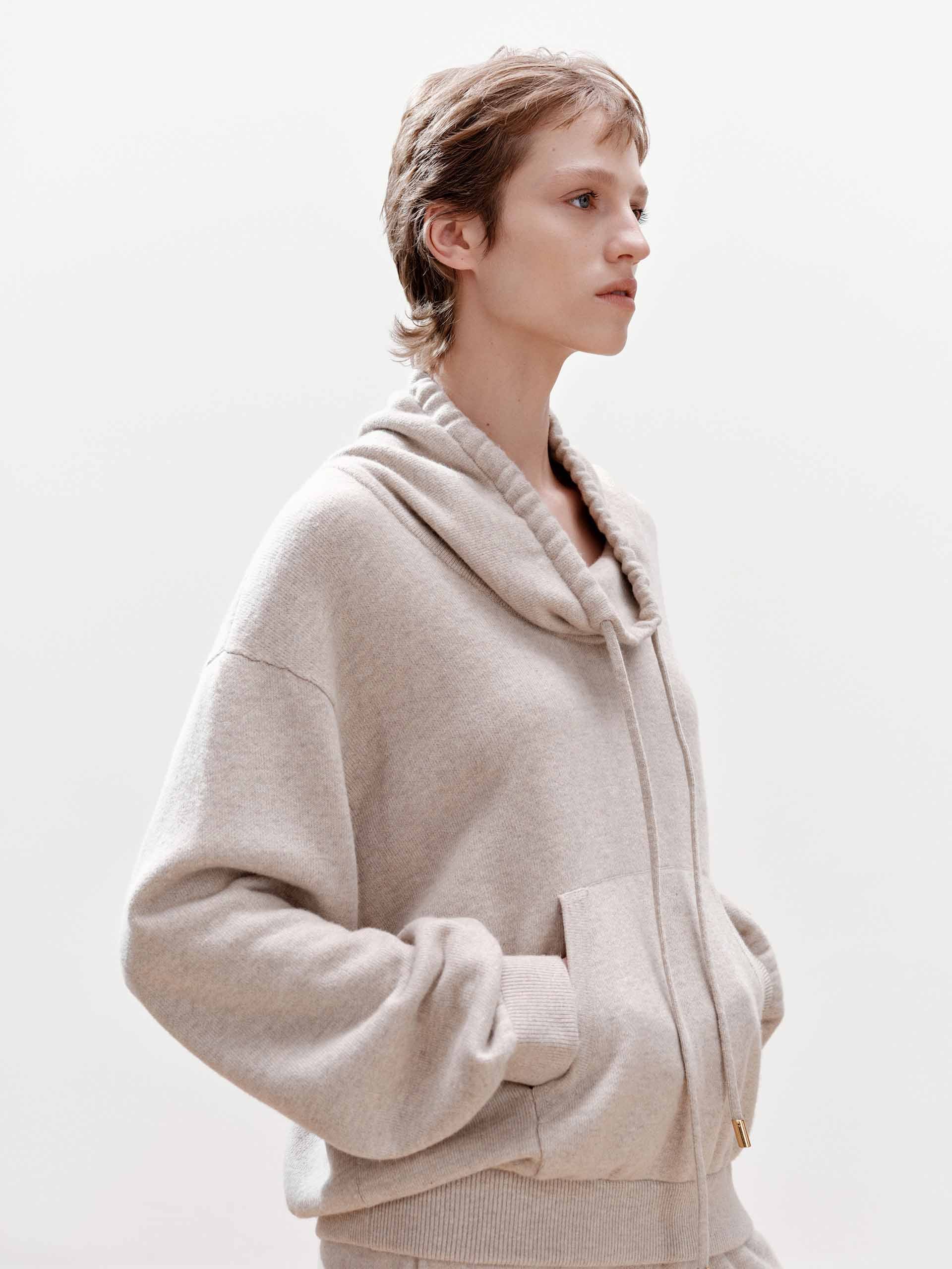 Drawstring Neckline Sweater - Image 7