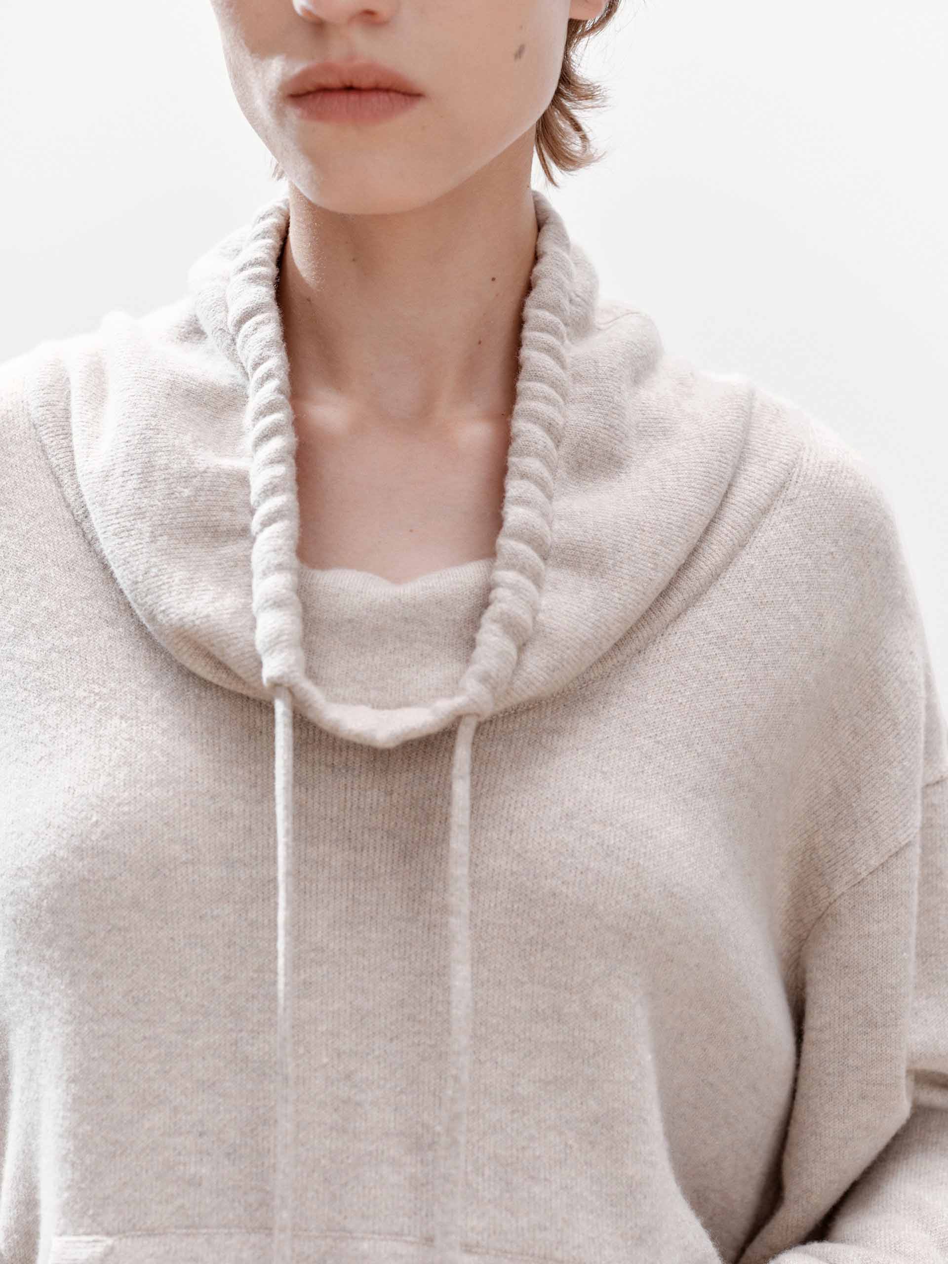 Drawstring Neckline Sweater - Image 8