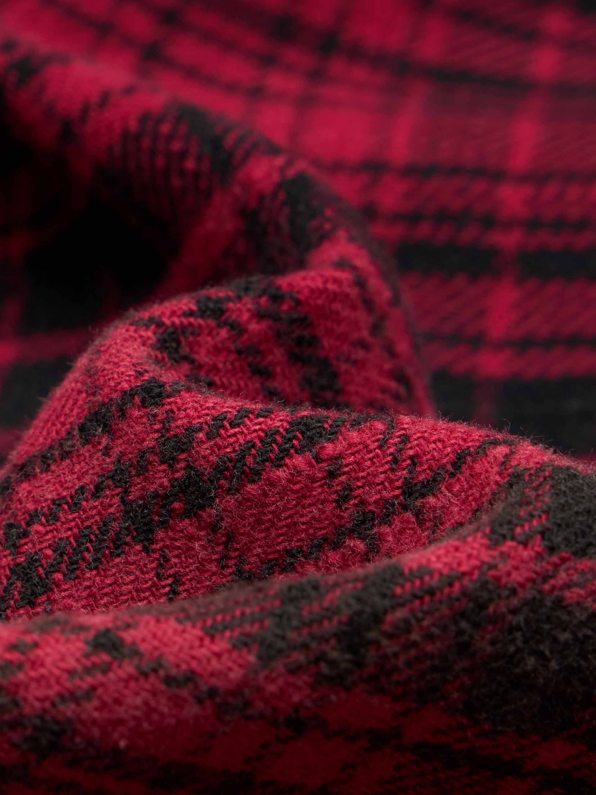 Drawstring Plaid Trousers - Image 4