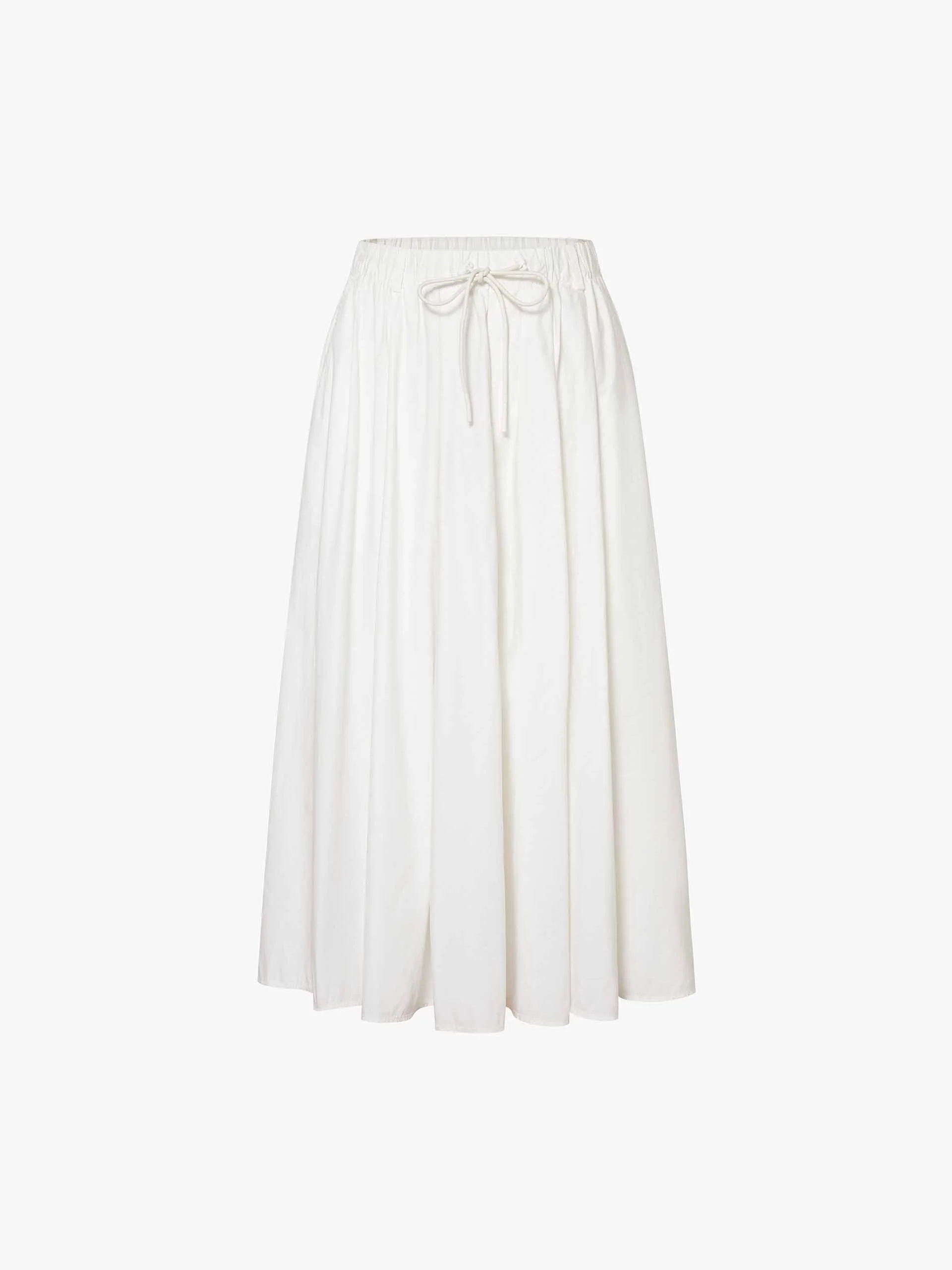 Drawstring Pleated Skirt - Image 5