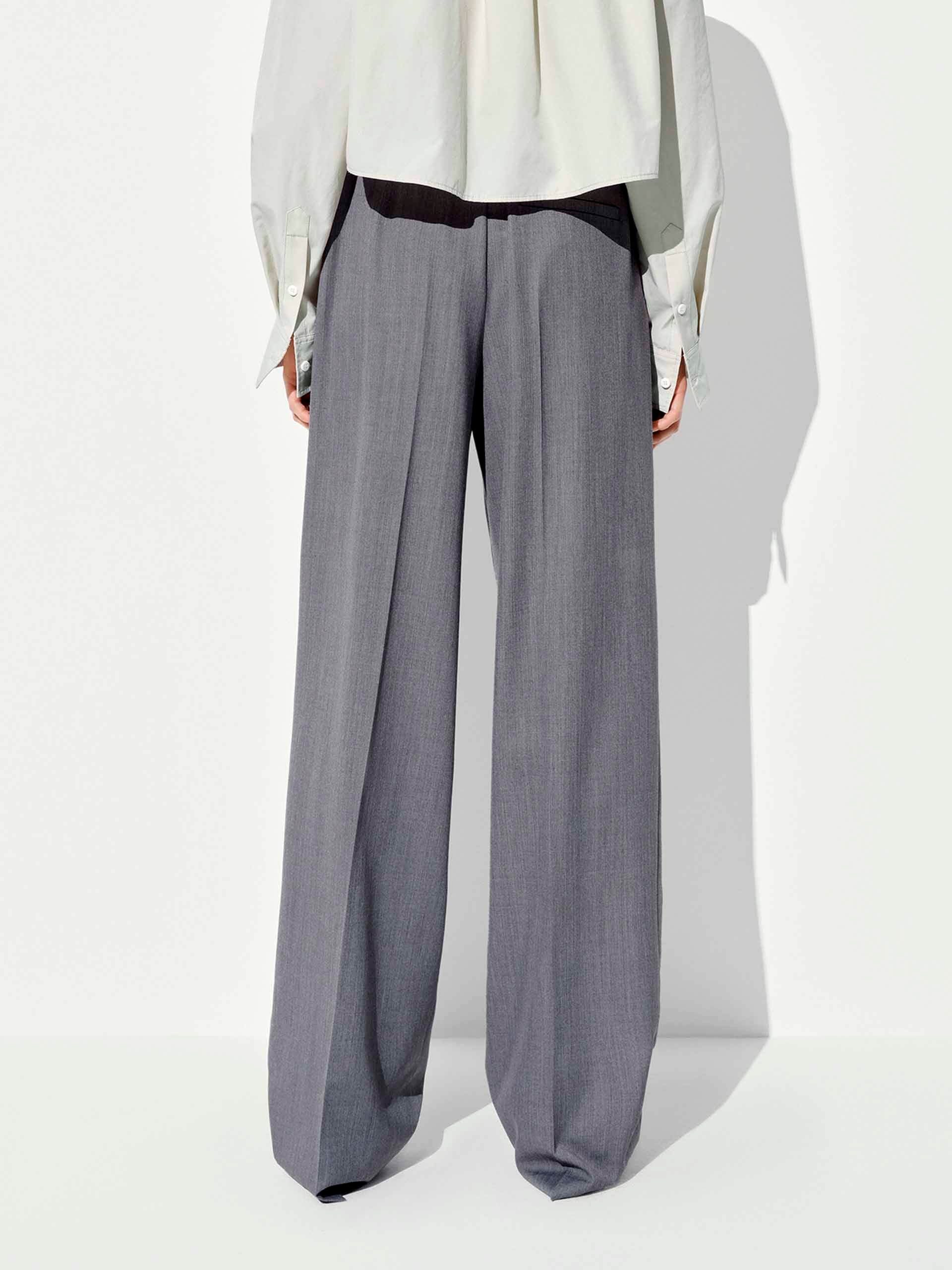 Drawstring Straight Cut Trousers - Image 14