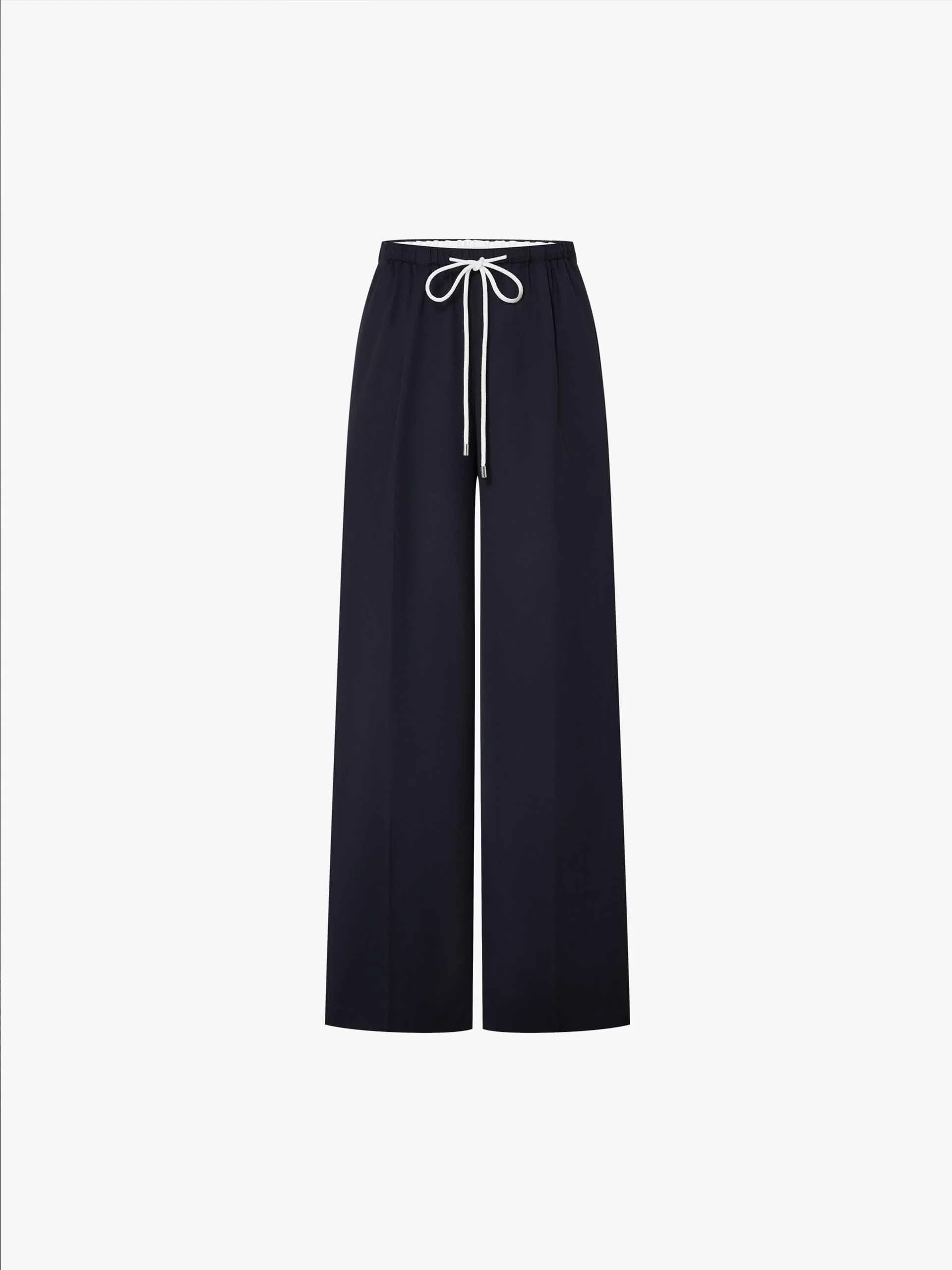 Drawstring Straight Cut Trousers - Image 5
