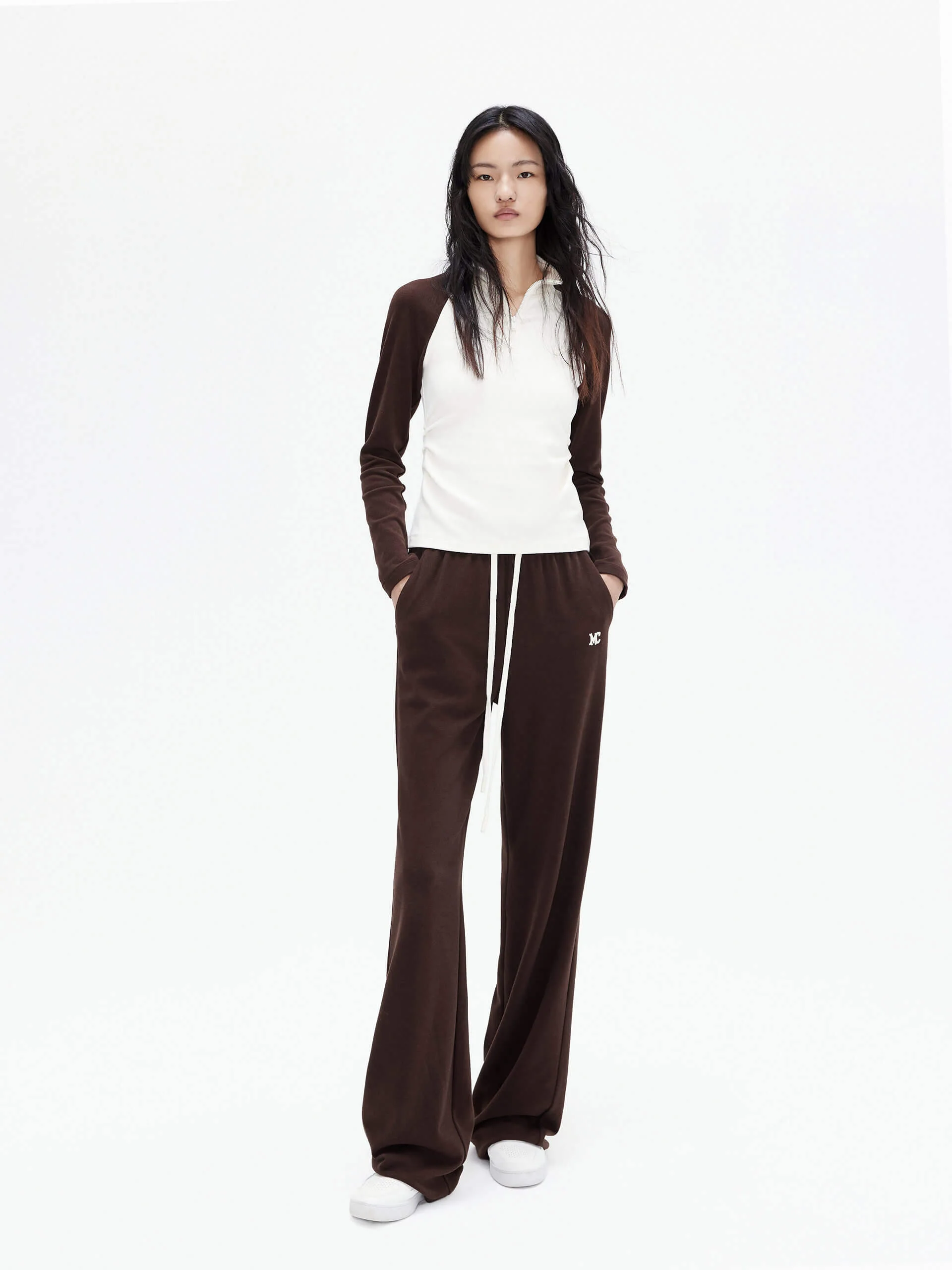 Drawstring Straight Leg Trousers - Image 10