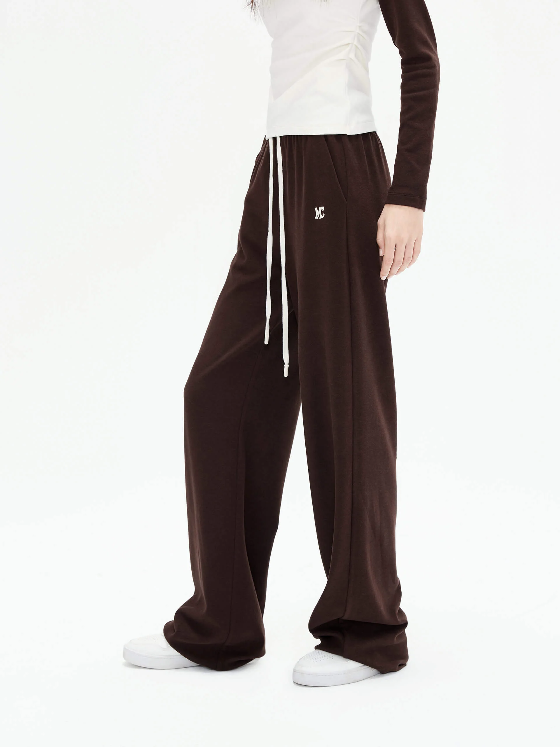Drawstring Straight Leg Trousers - Image 11