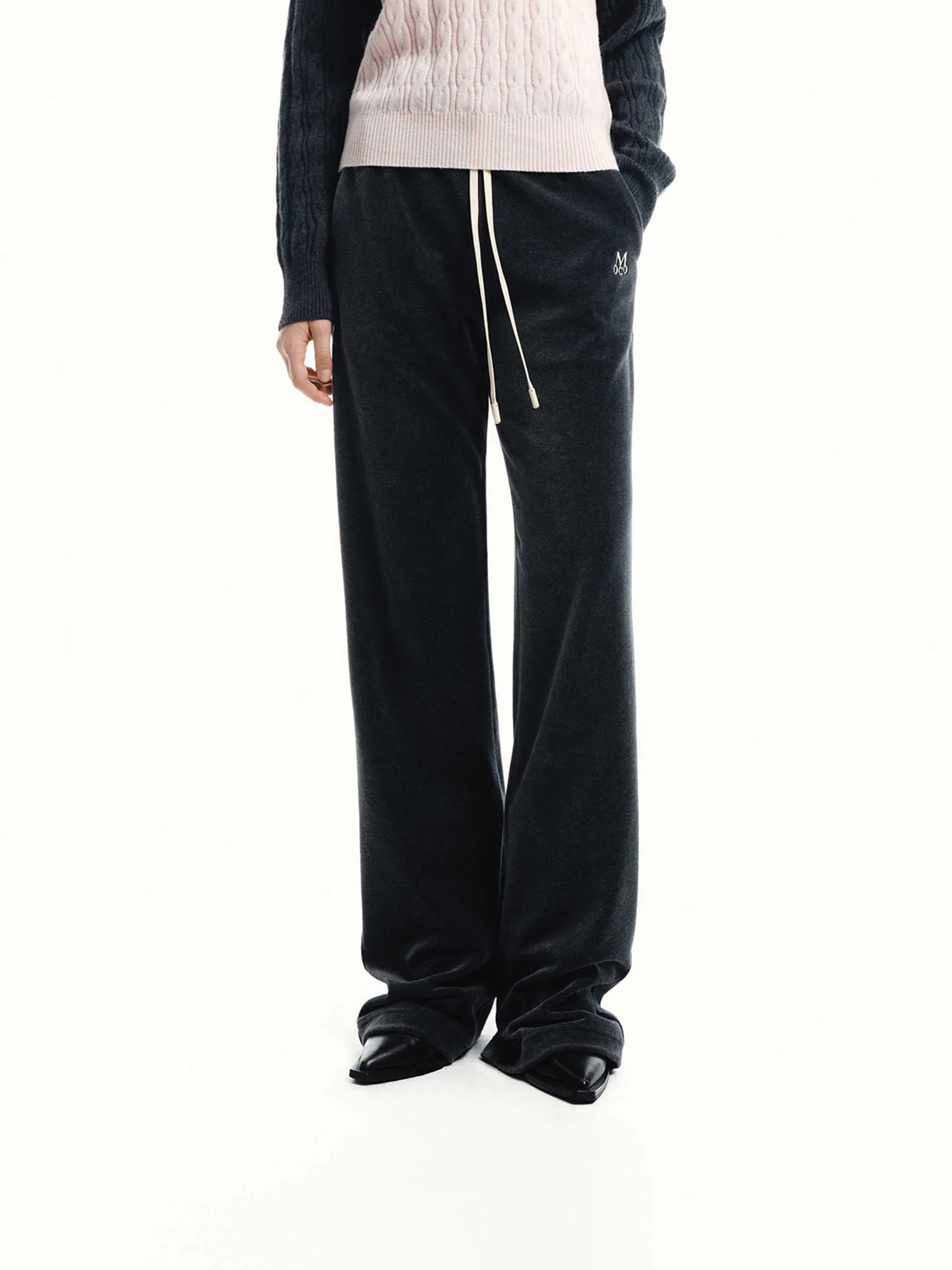 Drawstring Straight Leg Trousers - Image 13