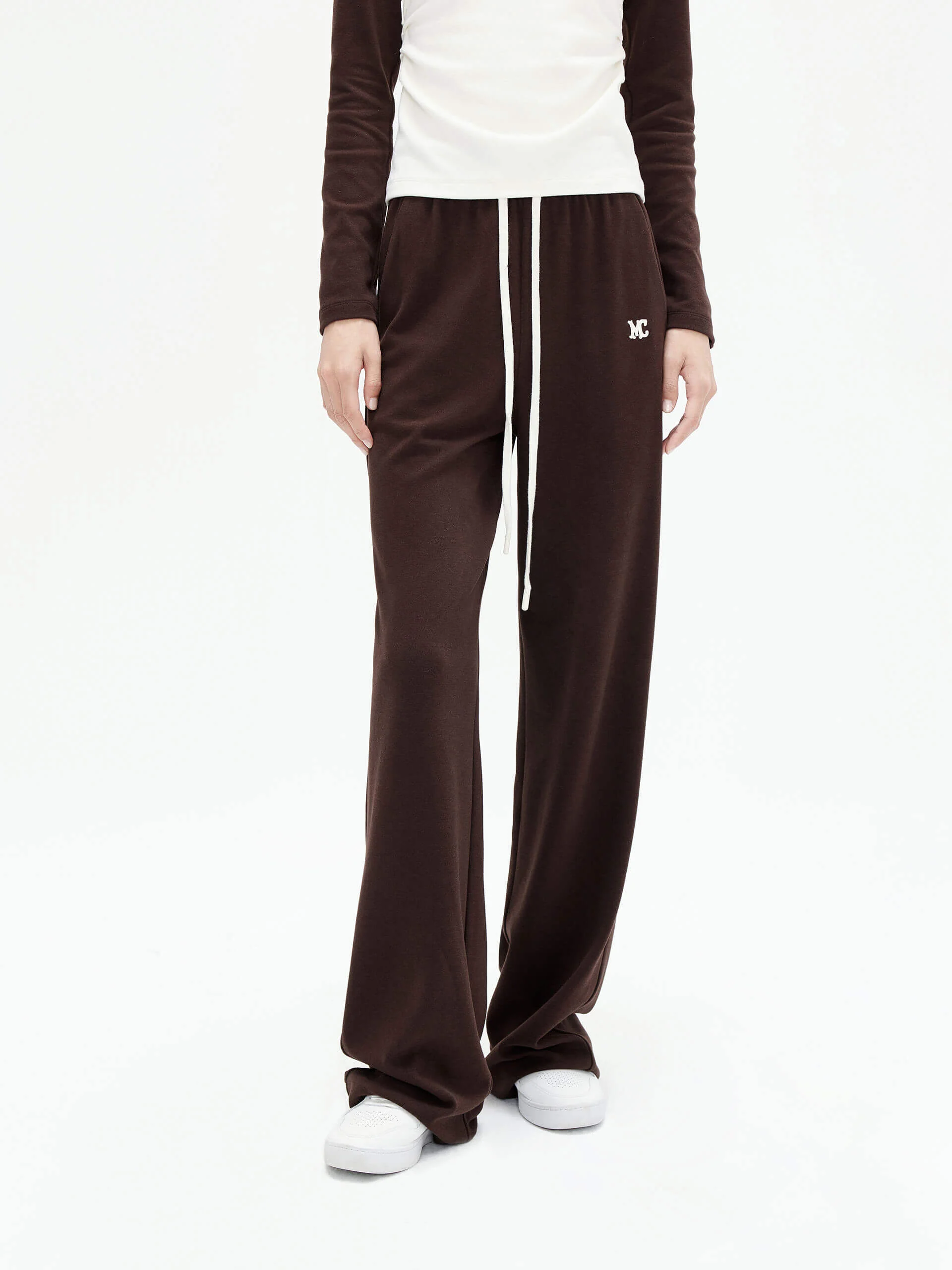 Drawstring Straight Leg Trousers - Image 7