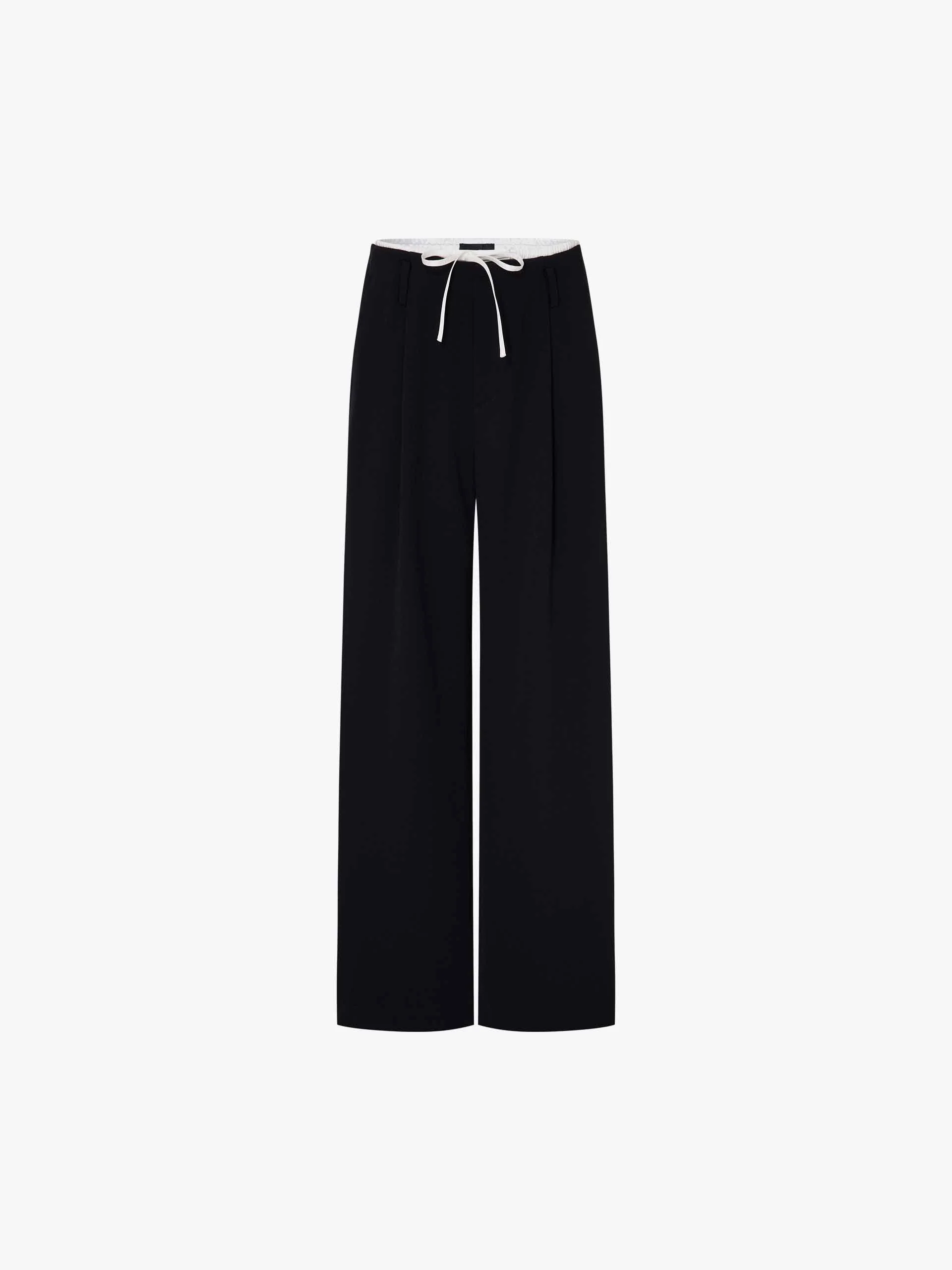 Drawstring Straight Trousers - Image 5