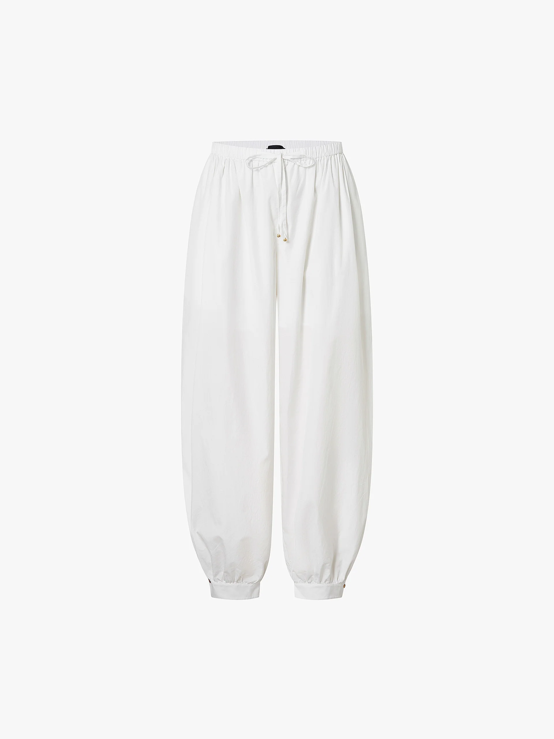 Drawstring Waist Balloon Pants - Image 5