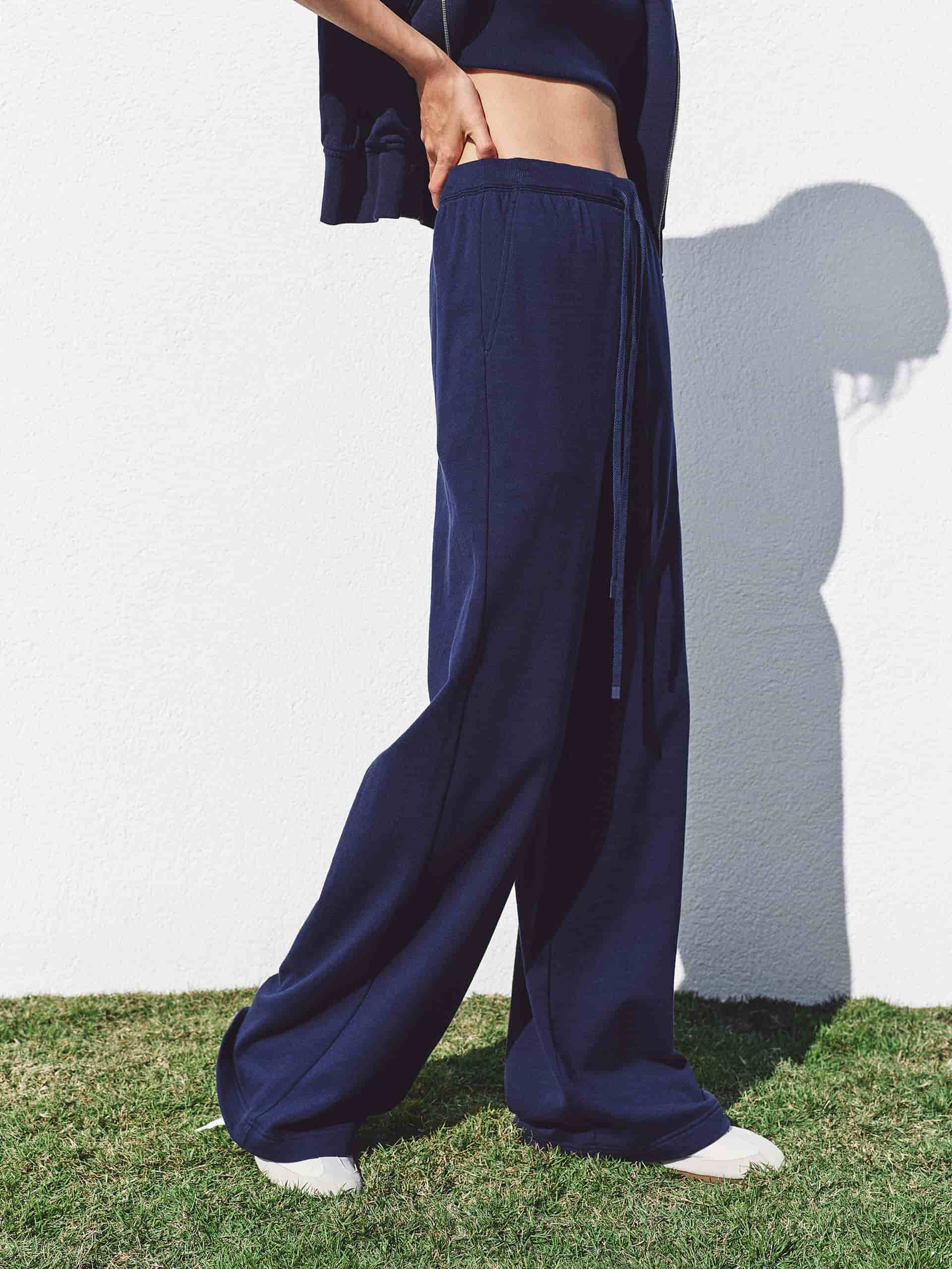 Drawstring Waist Cotton Pants - Image 15