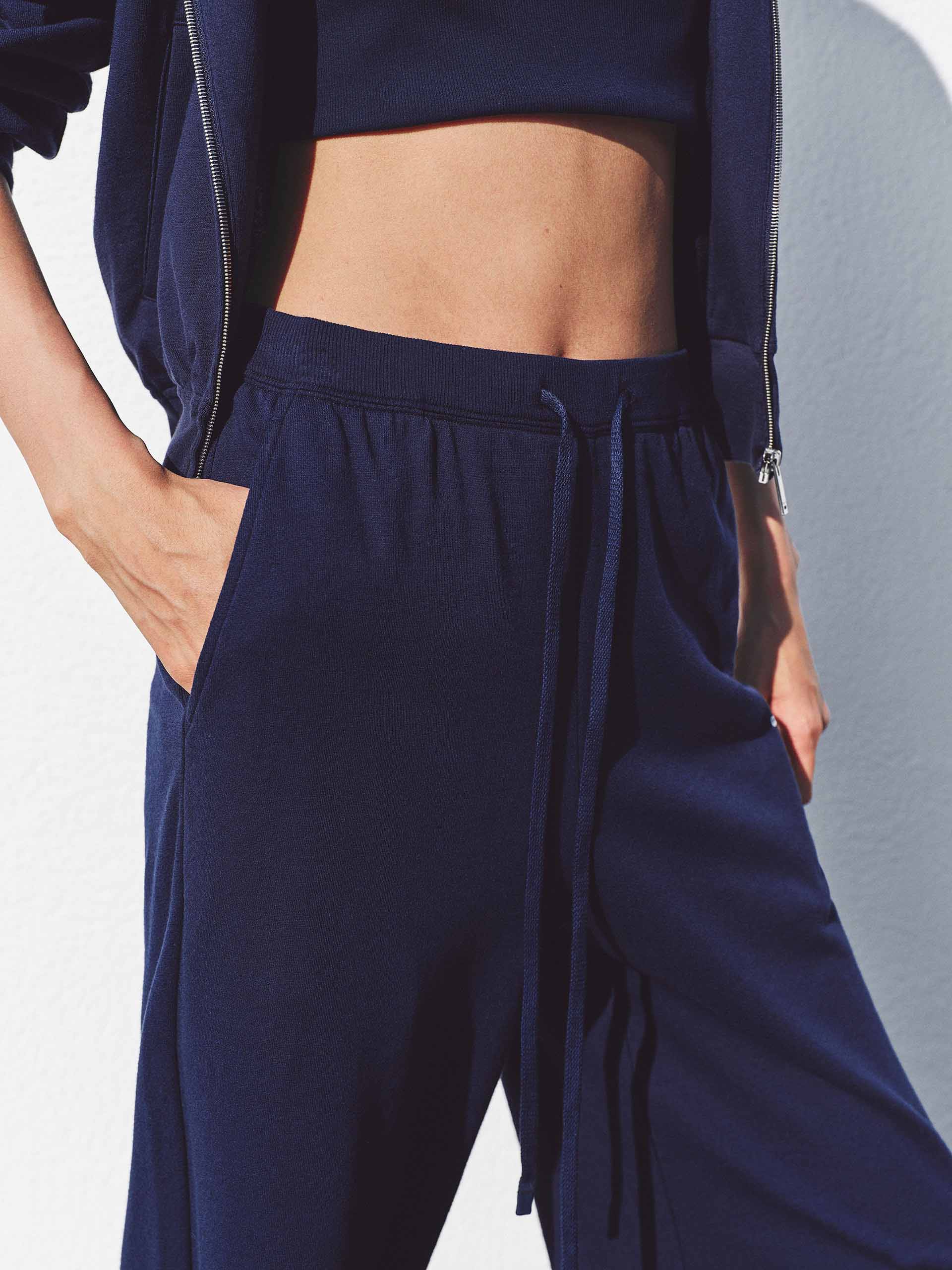 Drawstring Waist Cotton Pants - Image 16