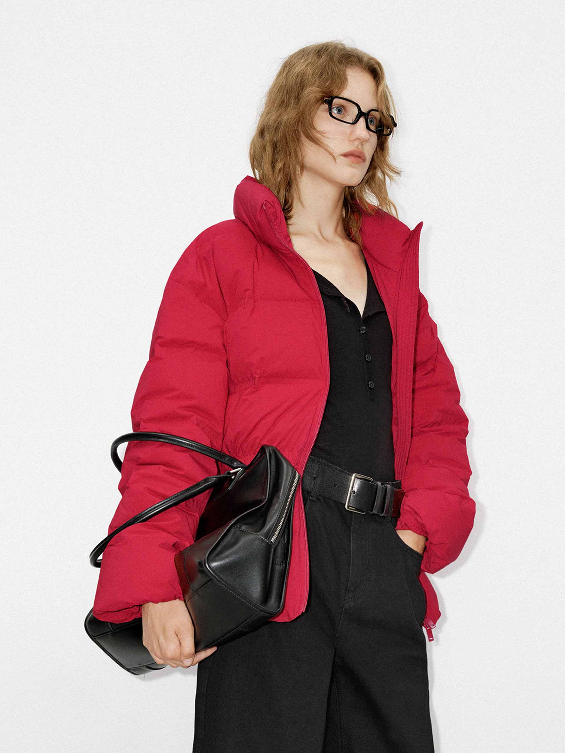 Drawstring Waist Down Jacket - Image 15