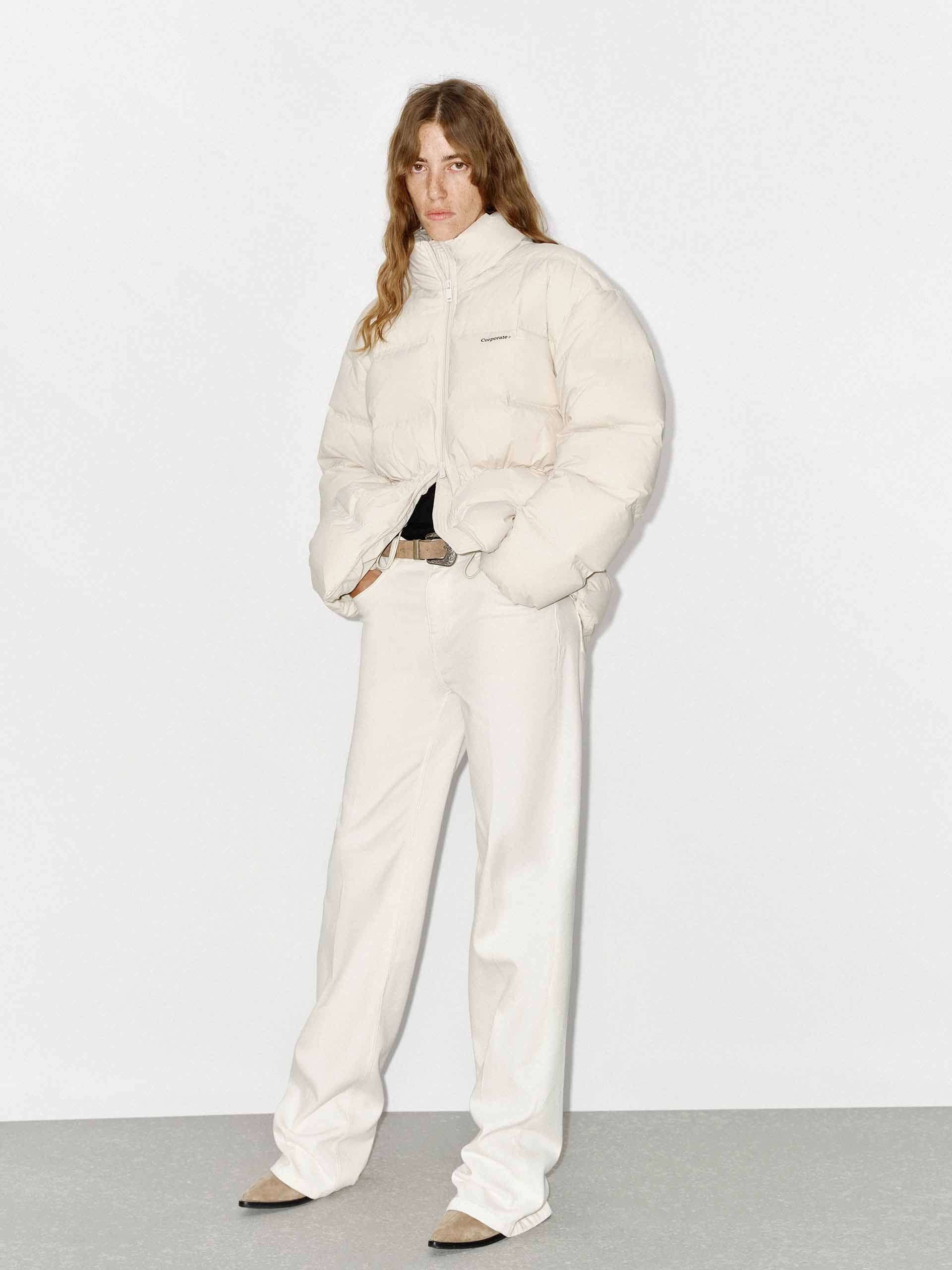 Drawstring Waist Down Jacket - Image 2