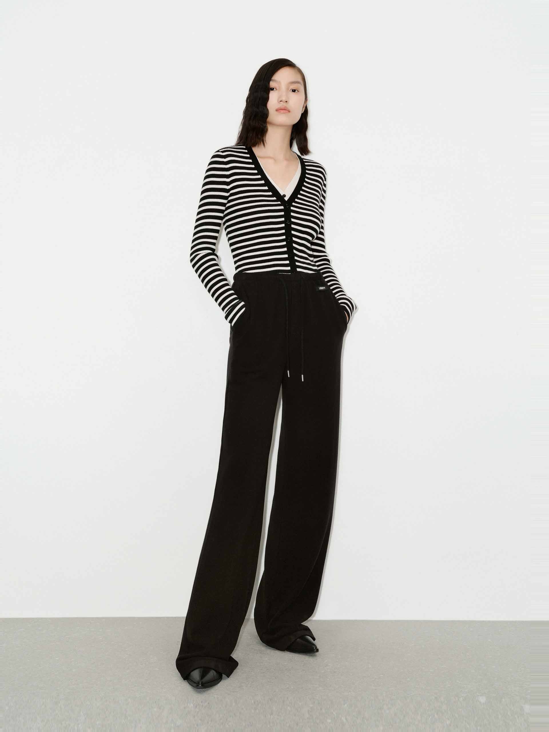 Drawstring Waist Loose Pants - Image 2