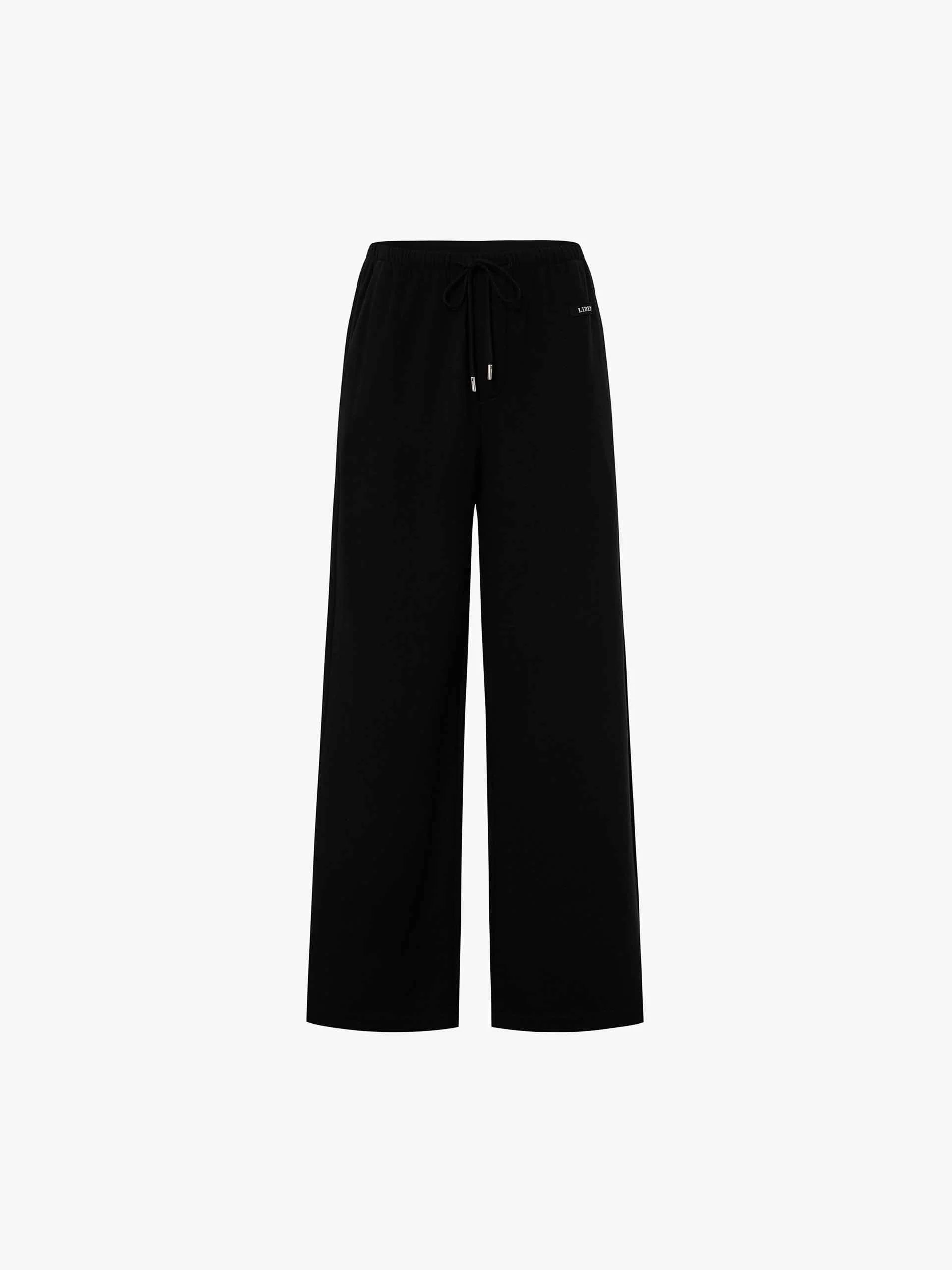 Drawstring Waist Loose Pants - Image 5