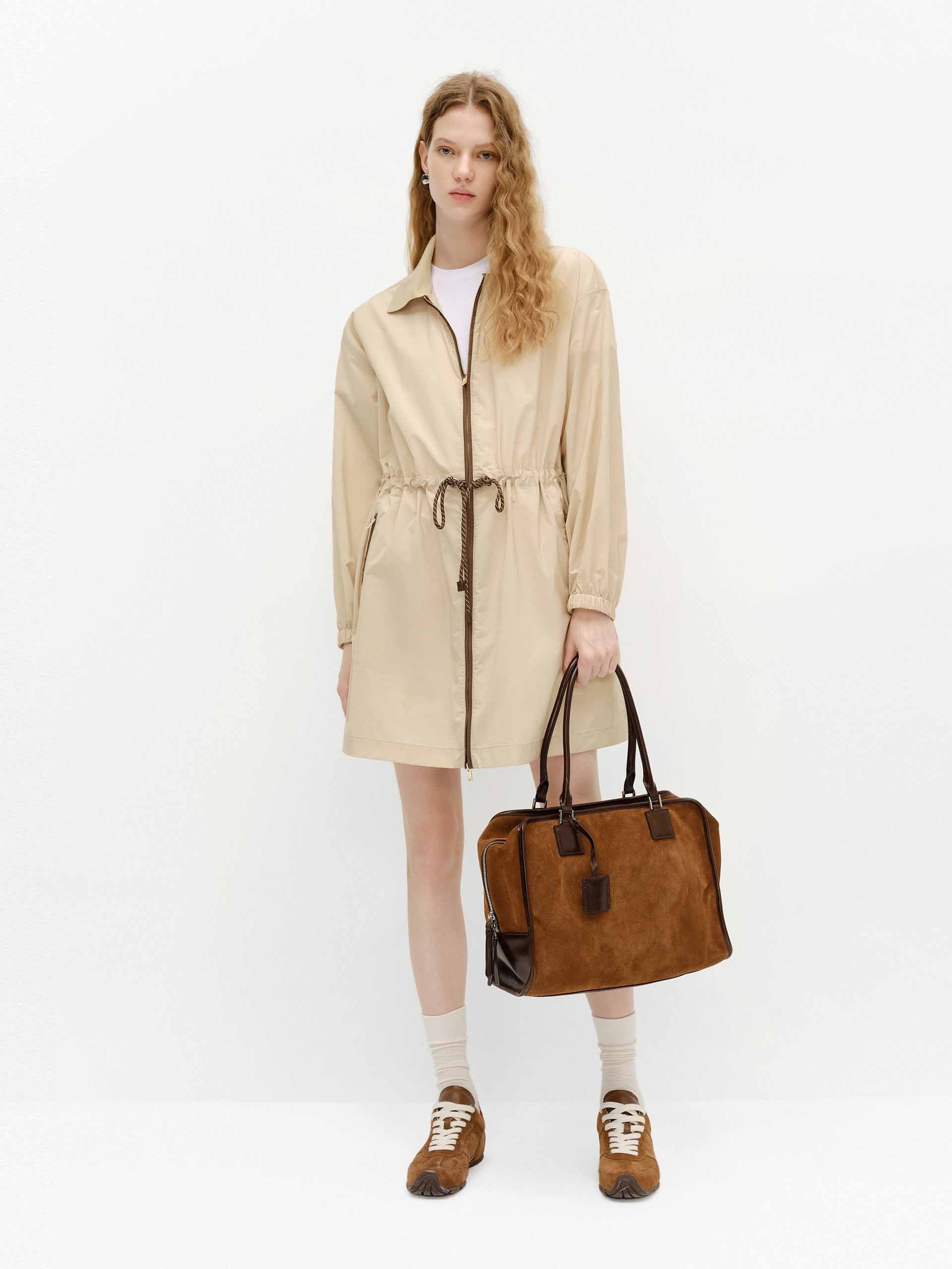 Drawstring Waist Mini Dress - Image 2