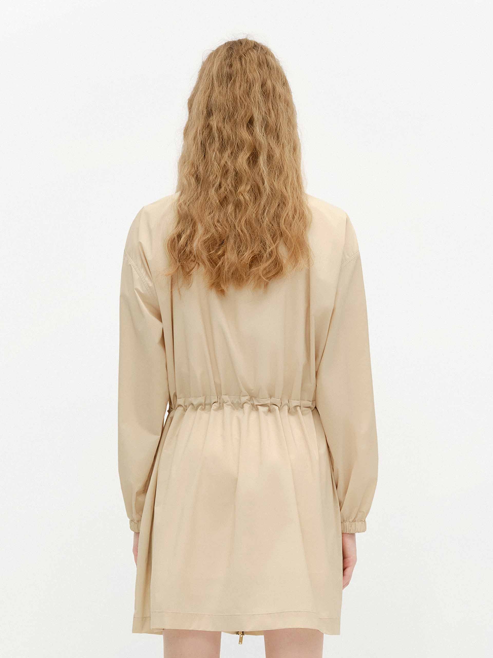 Drawstring Waist Mini Dress - Image 3