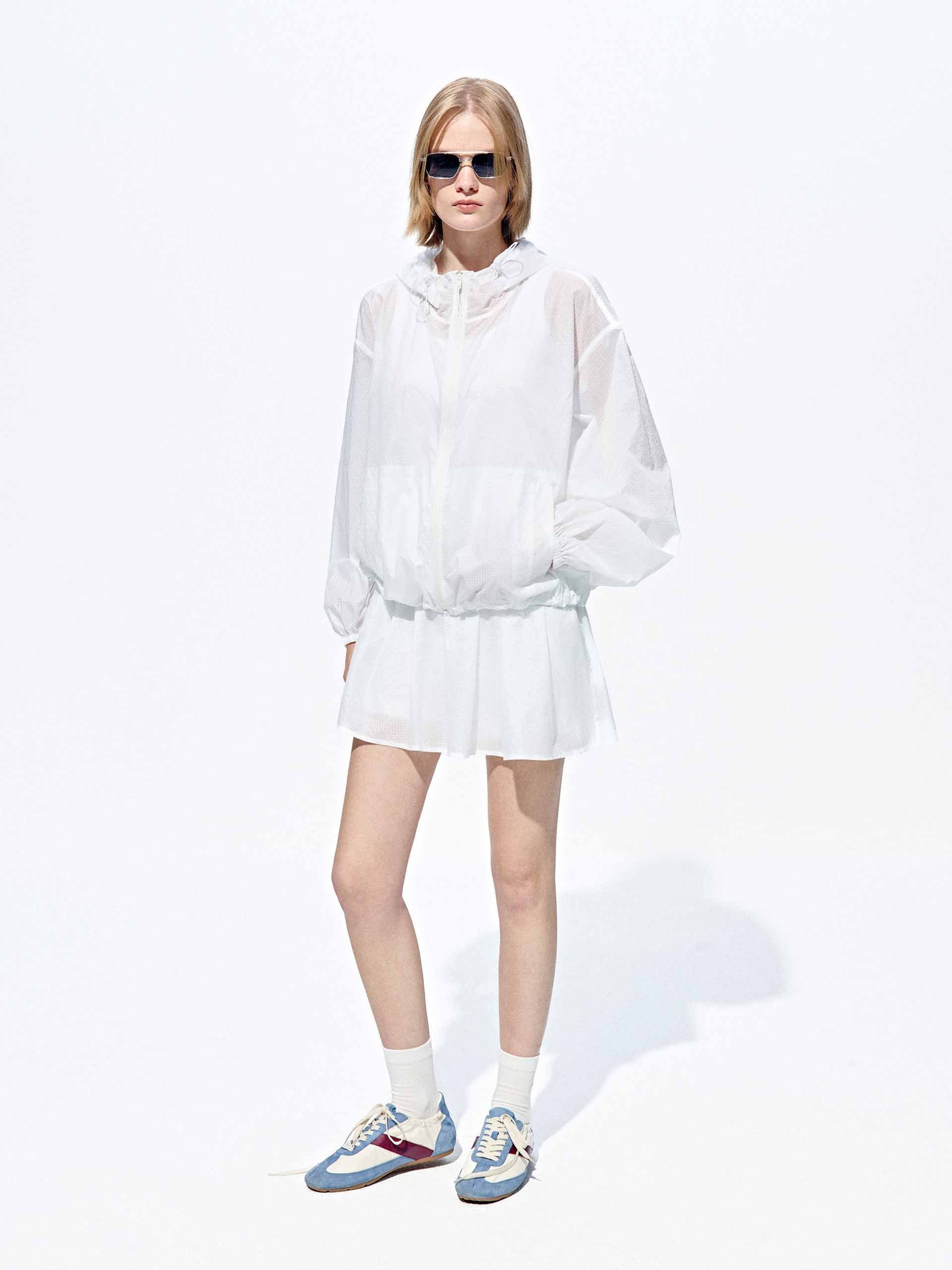 Drawstring Waist Mini Skort - Image 10