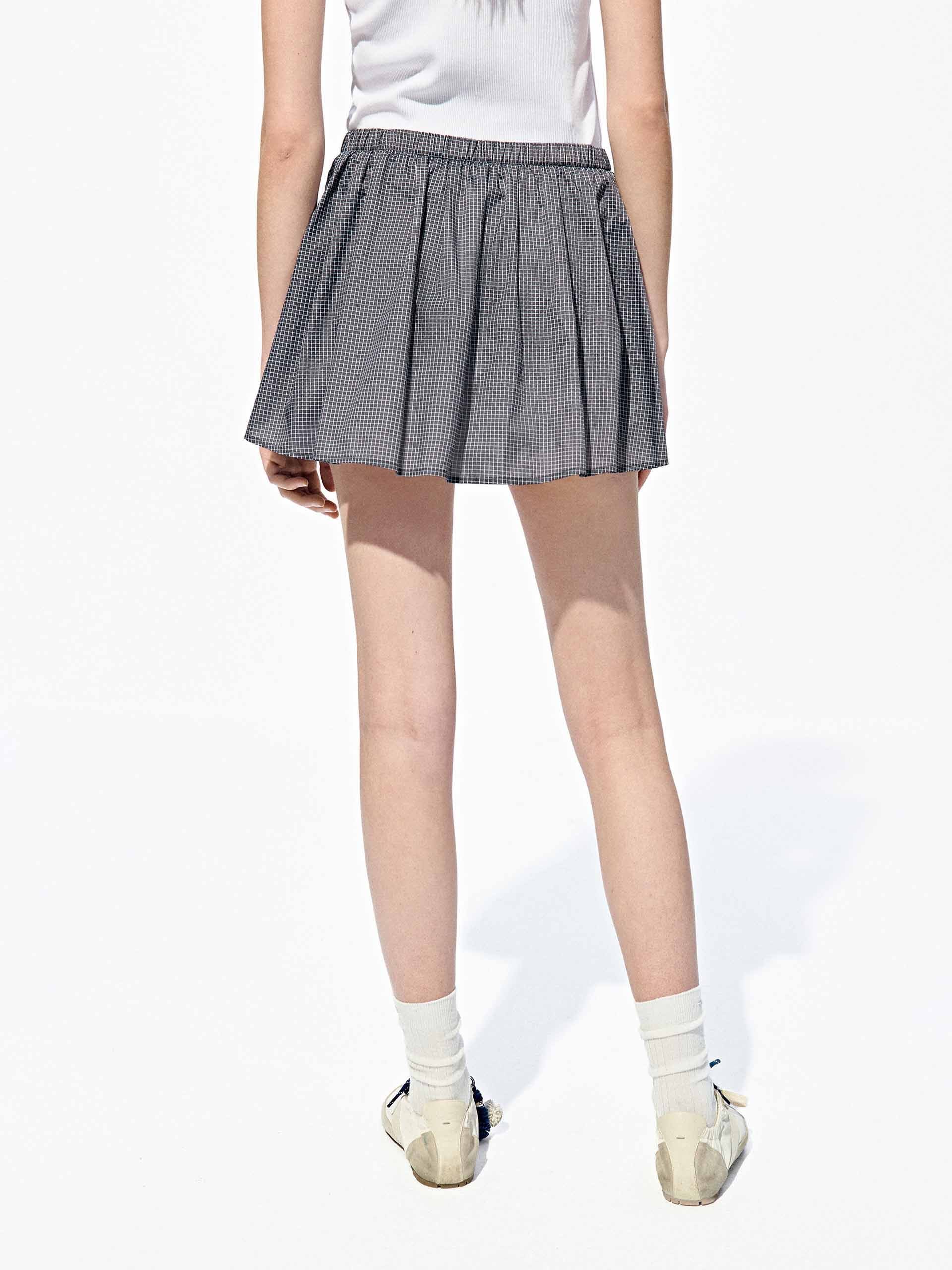 Drawstring Waist Mini Skort - Image 6