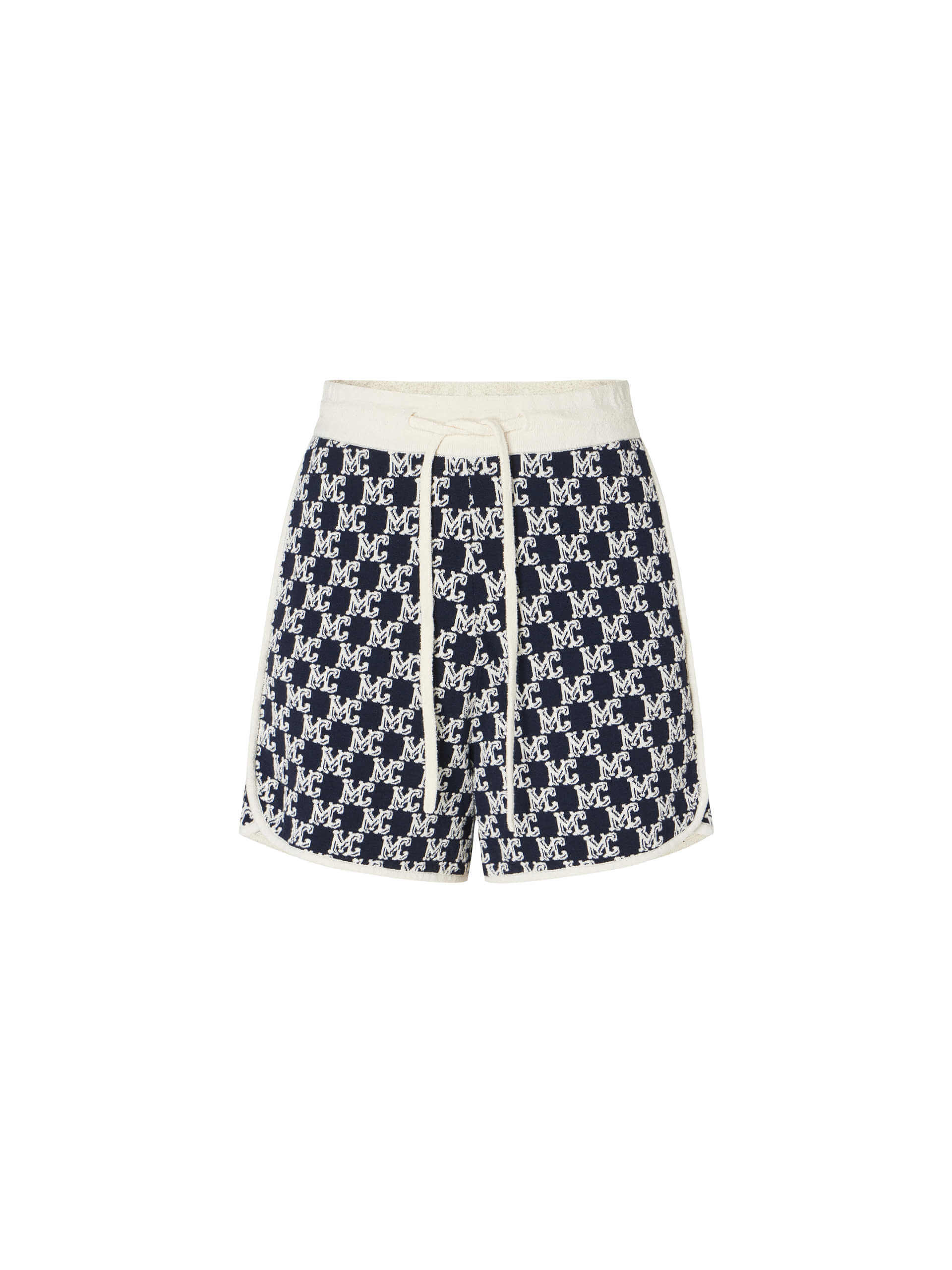 Drawstring Waist Monogram Shorts - Image 14