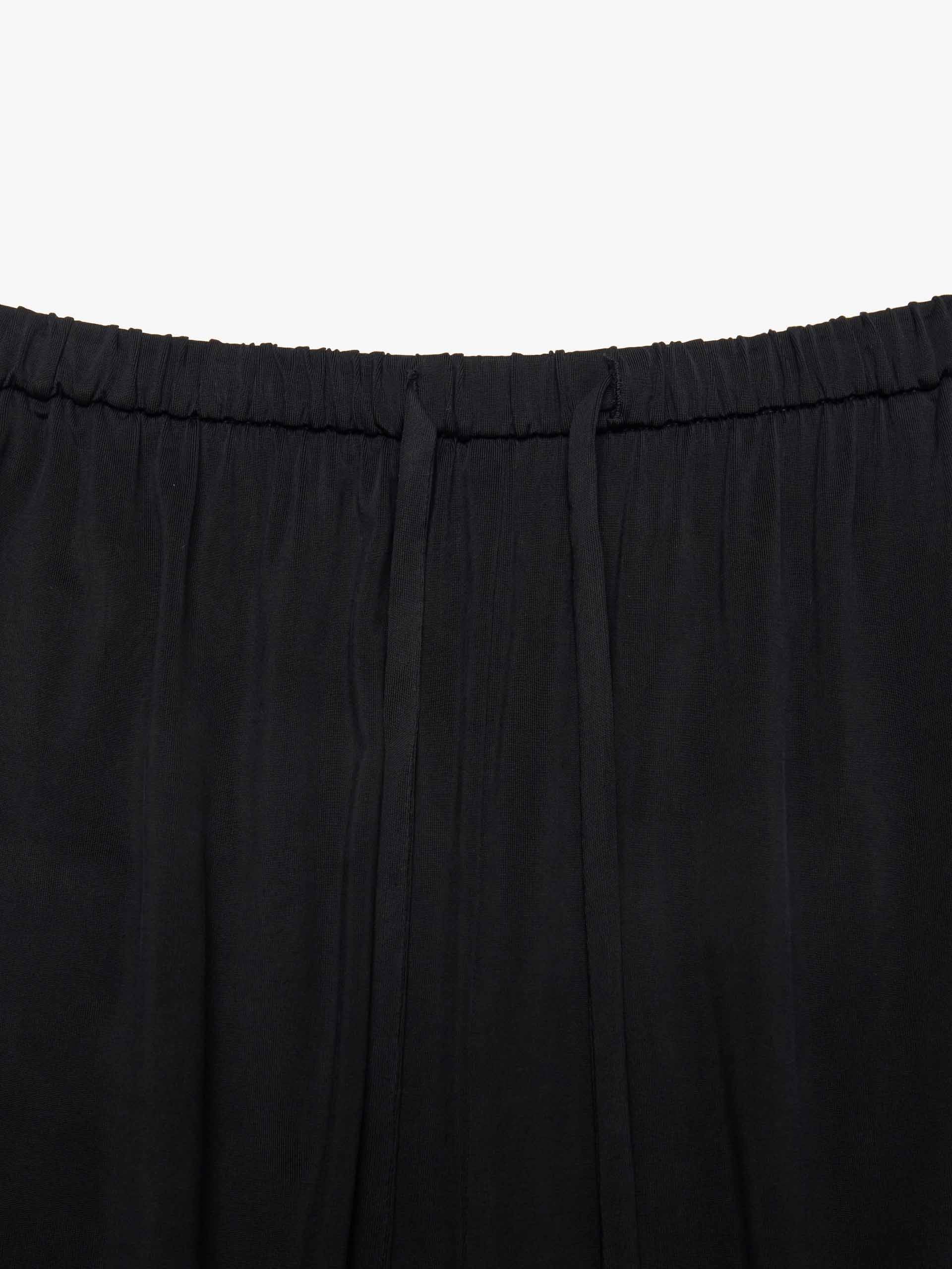 Drawstring Waist Soft Pants - Image 7