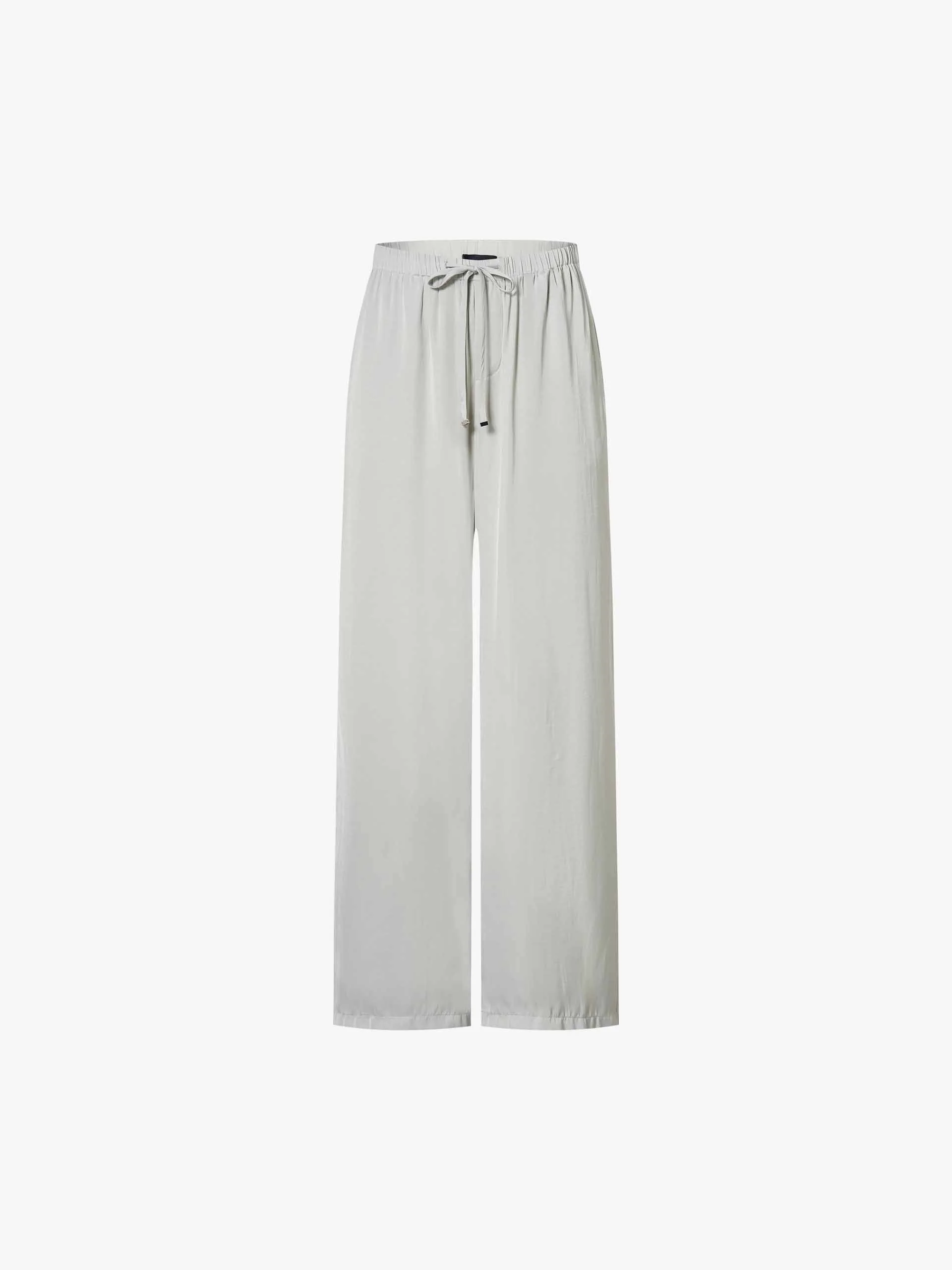 Drawstring Waist Straight Pants - Image 12