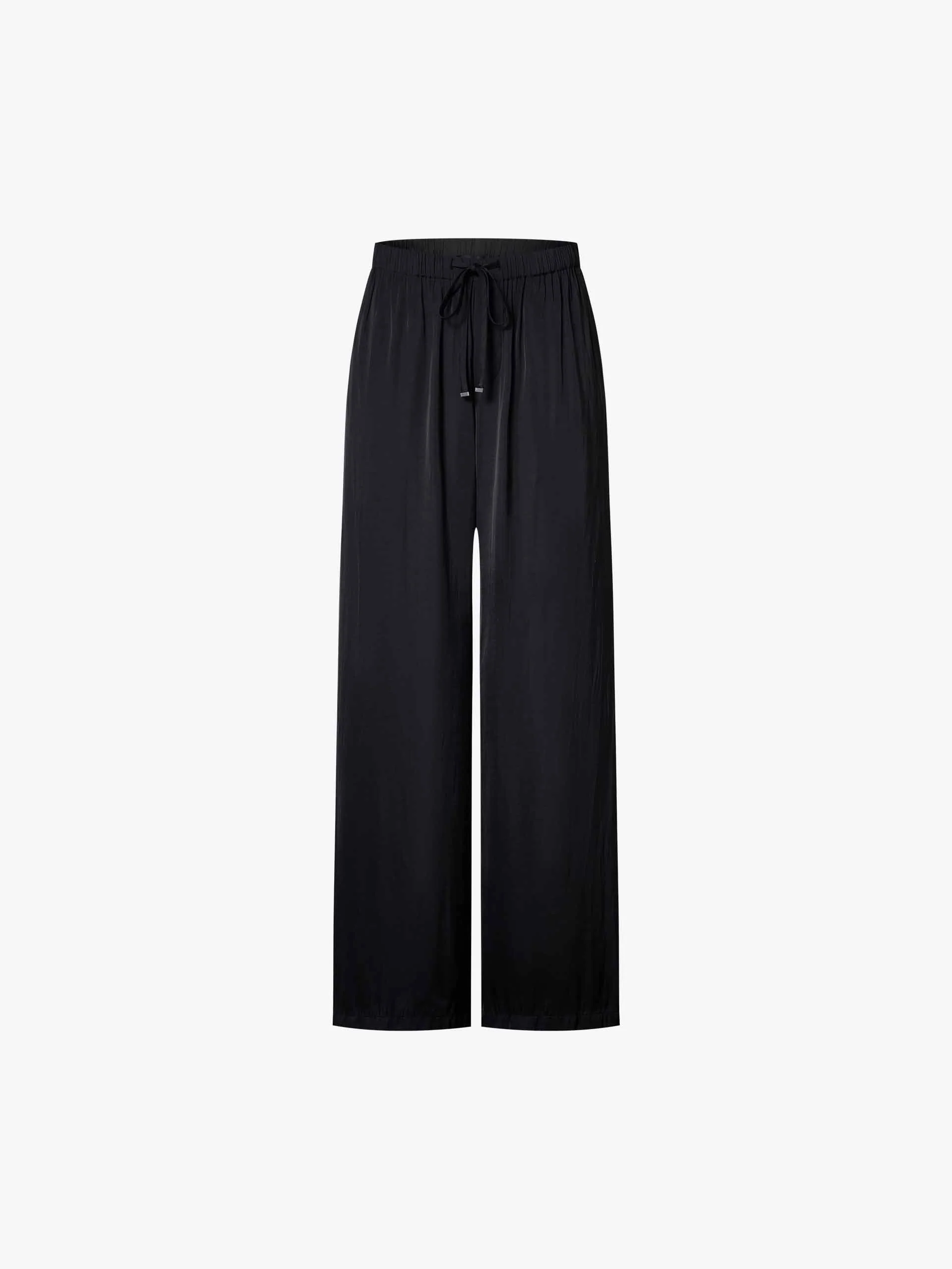 Drawstring Waist Straight Pants - Image 5