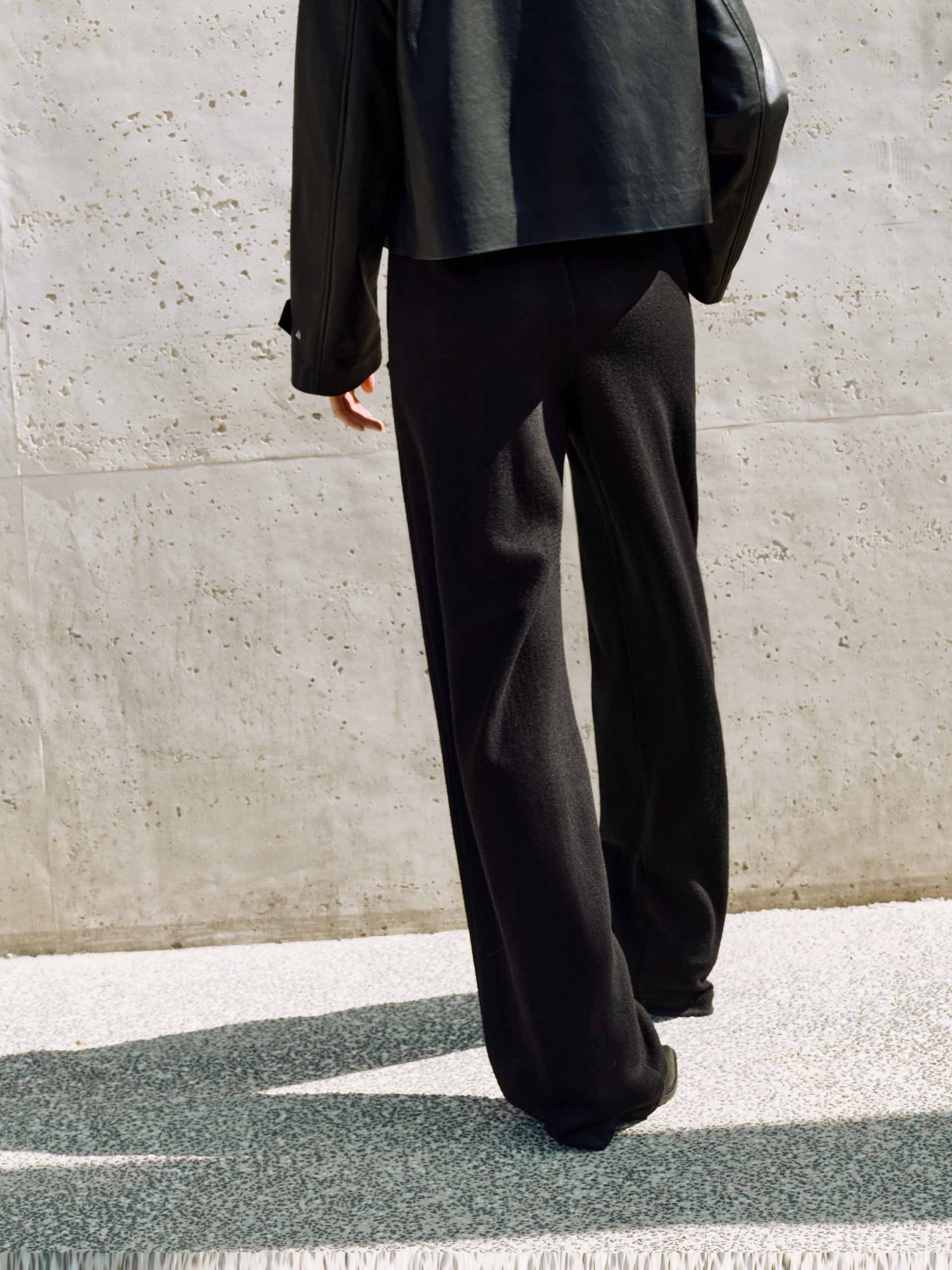 Drawstring Waist Wool Pants - Image 14