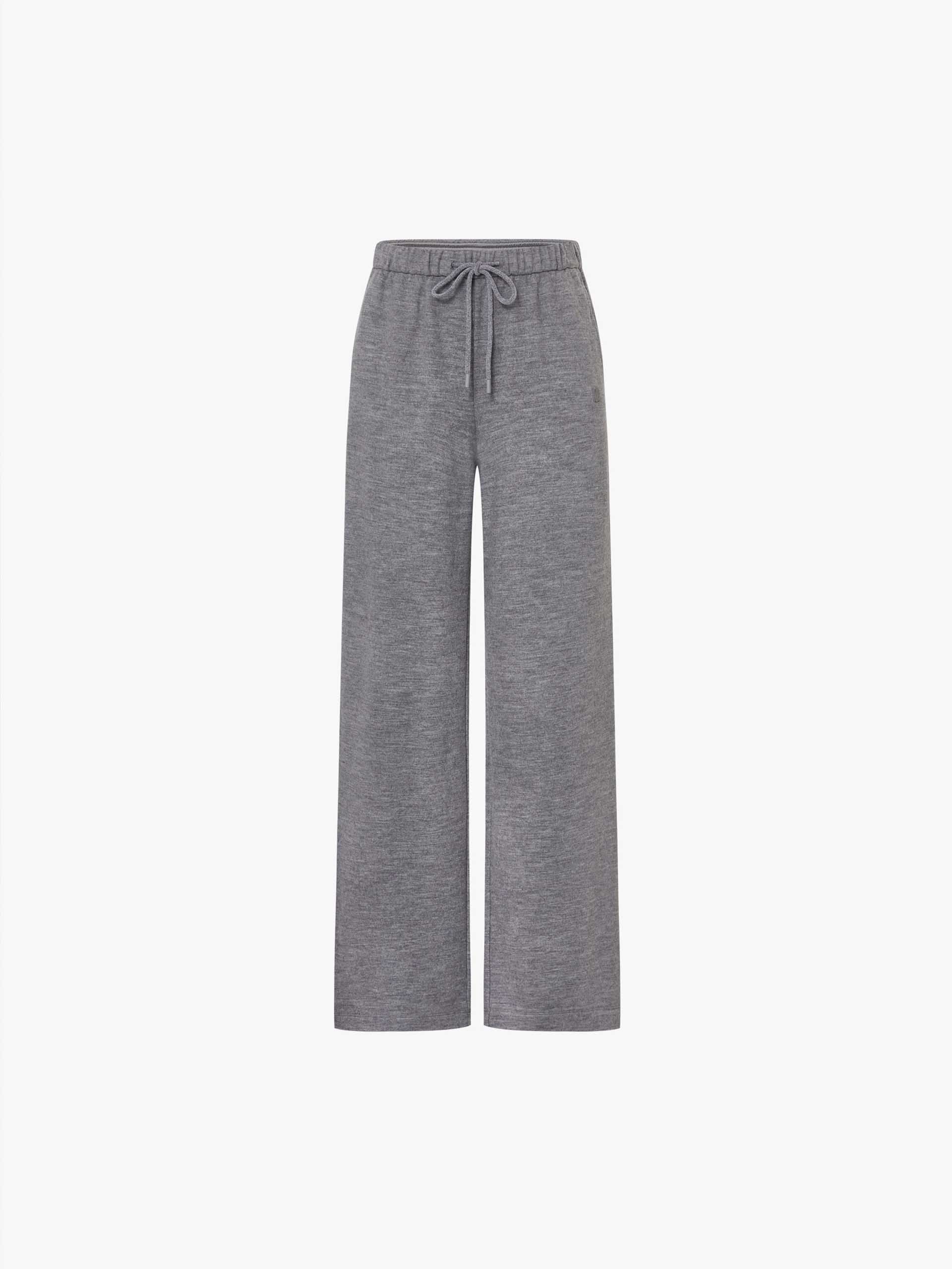 Drawstring Waist Wool Pants - Image 5