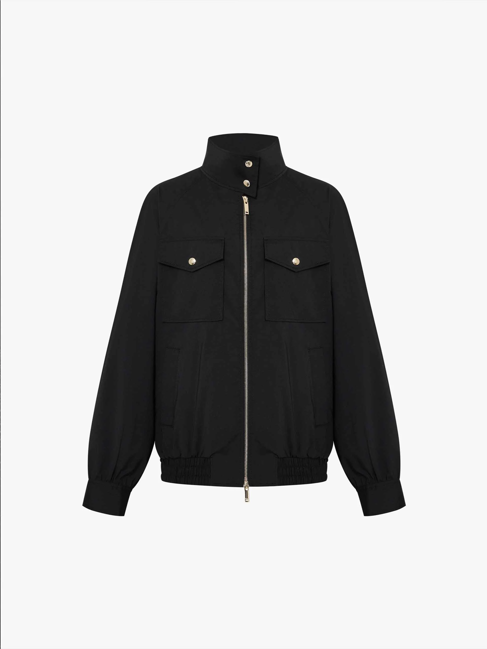 Elastic Hem Loose Jacket - Image 5