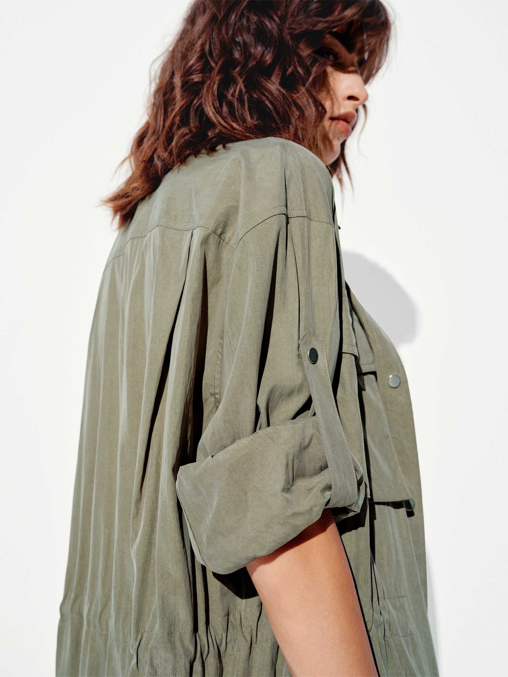 Elastic Waist Cargo Jacket - Image 16