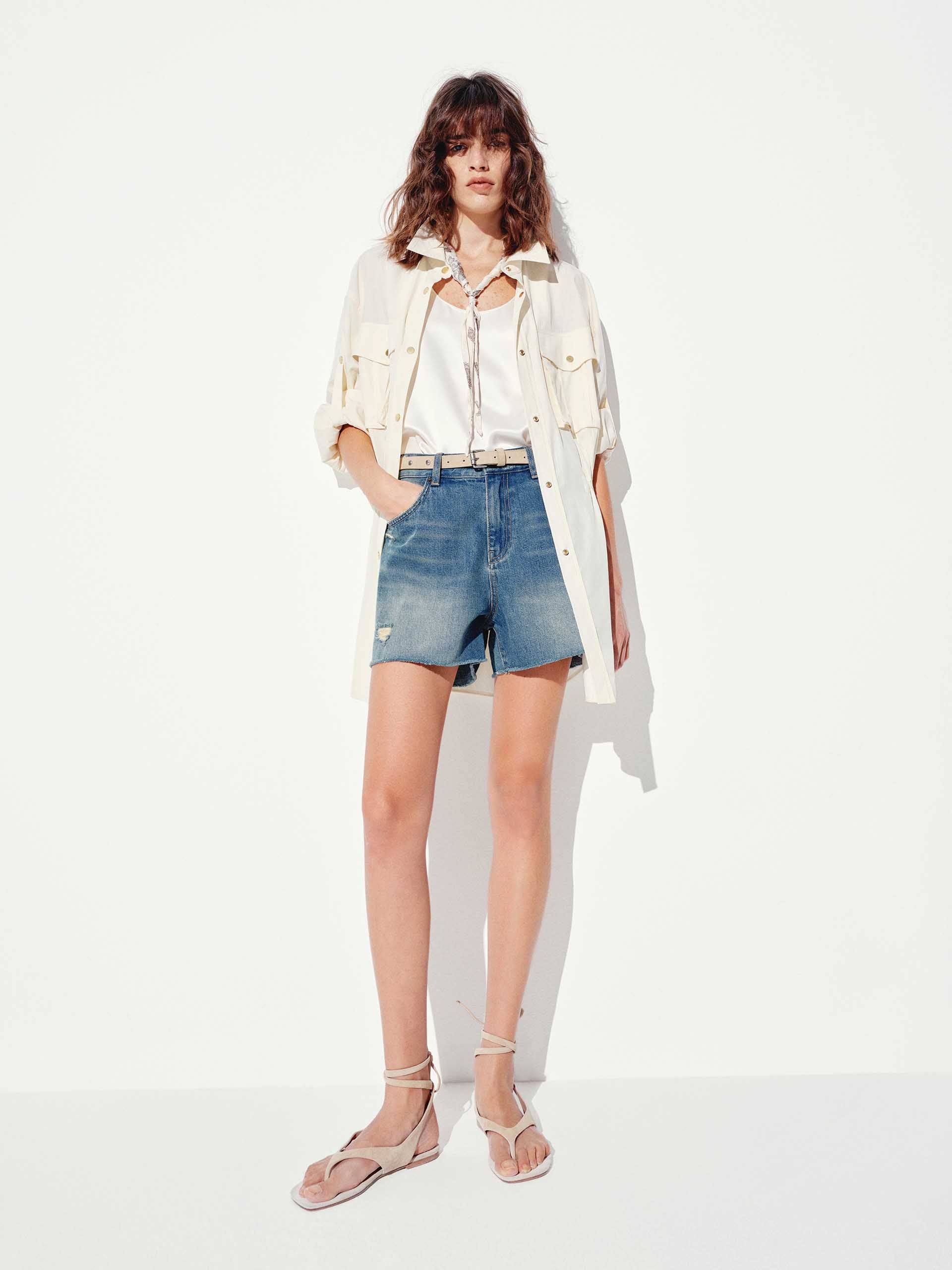 Elastic Waist Cargo Jacket - Image 2