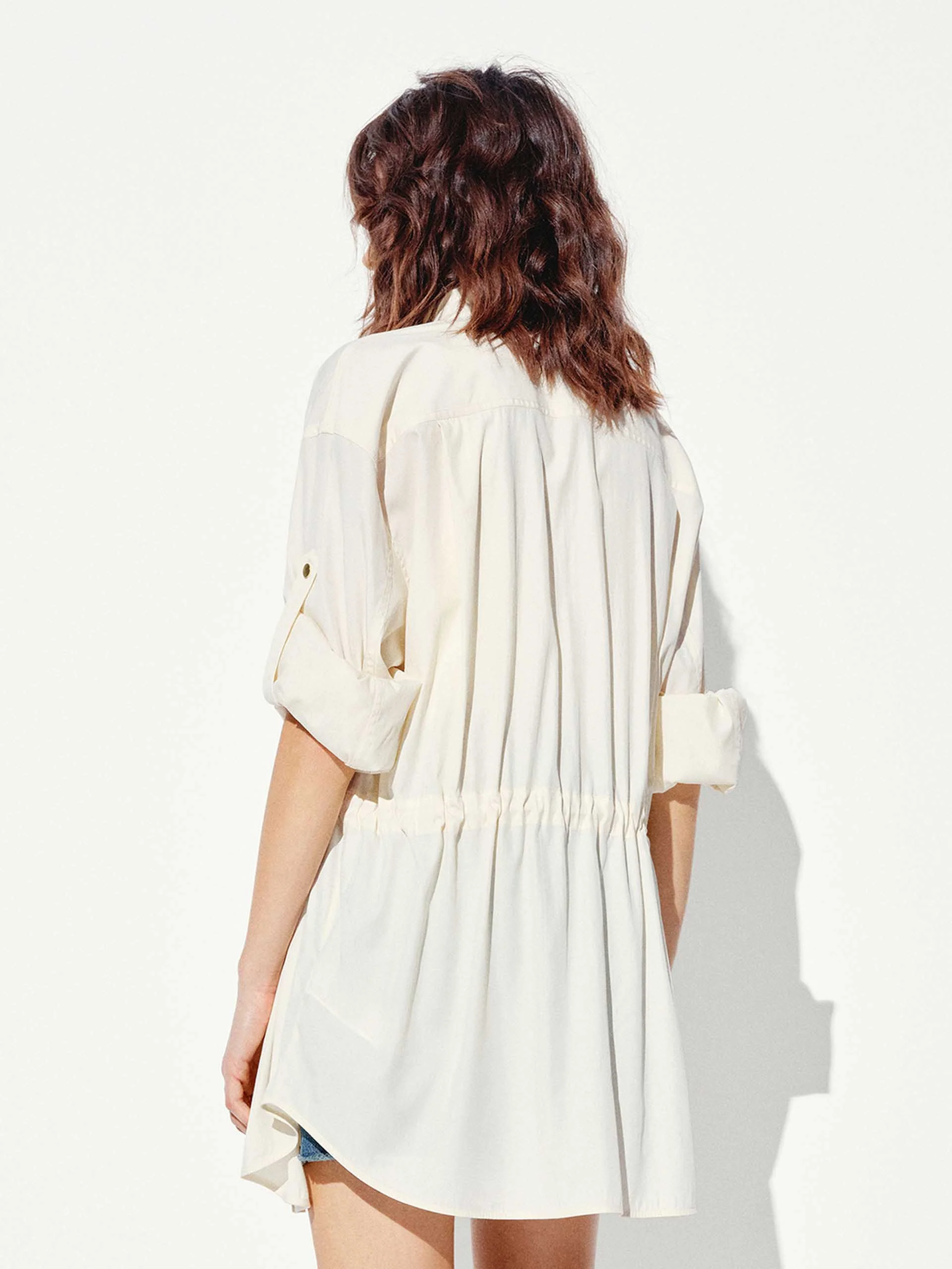 Elastic Waist Cargo Jacket - Image 7