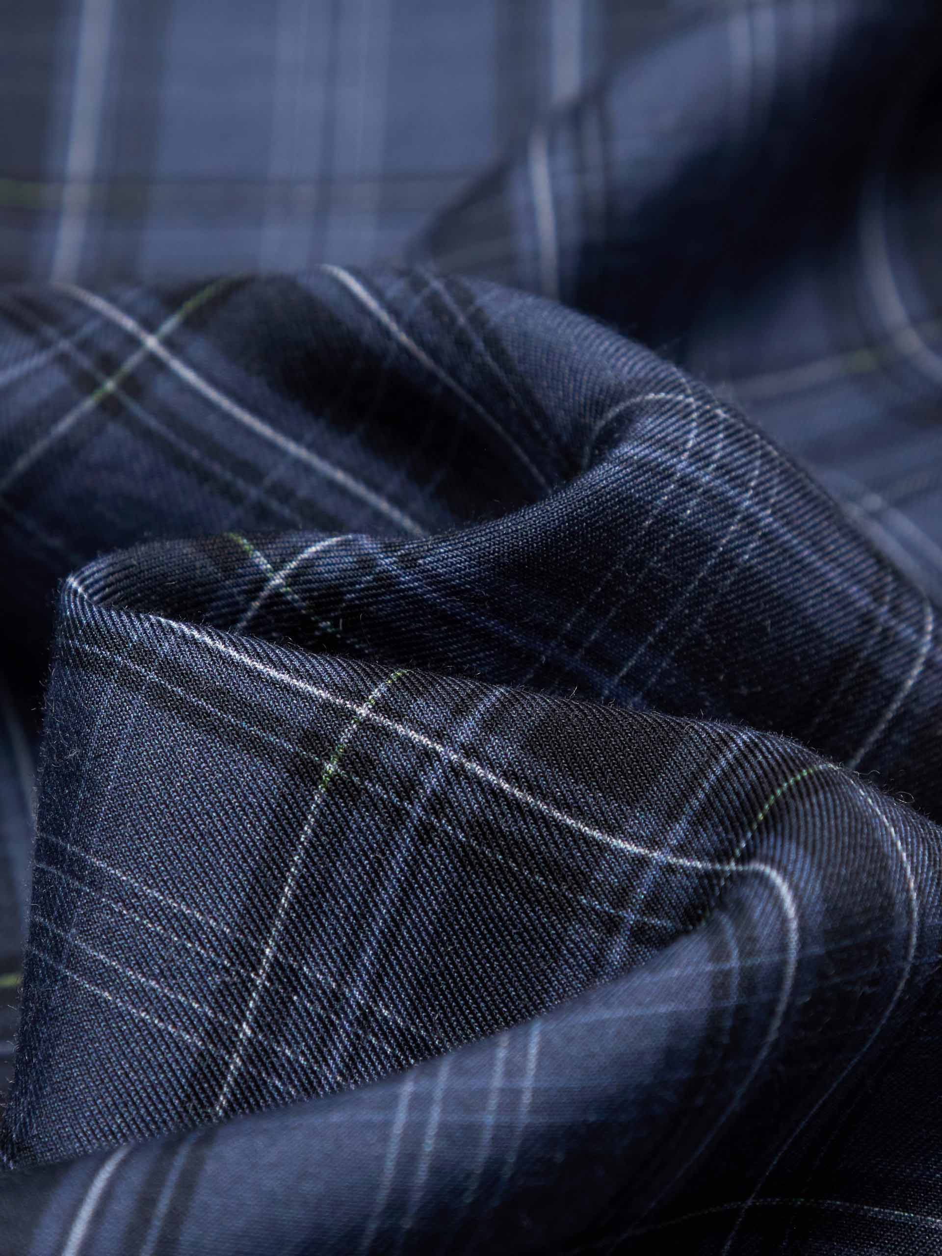 Elastic Waistband Plaid Pants - Image 4