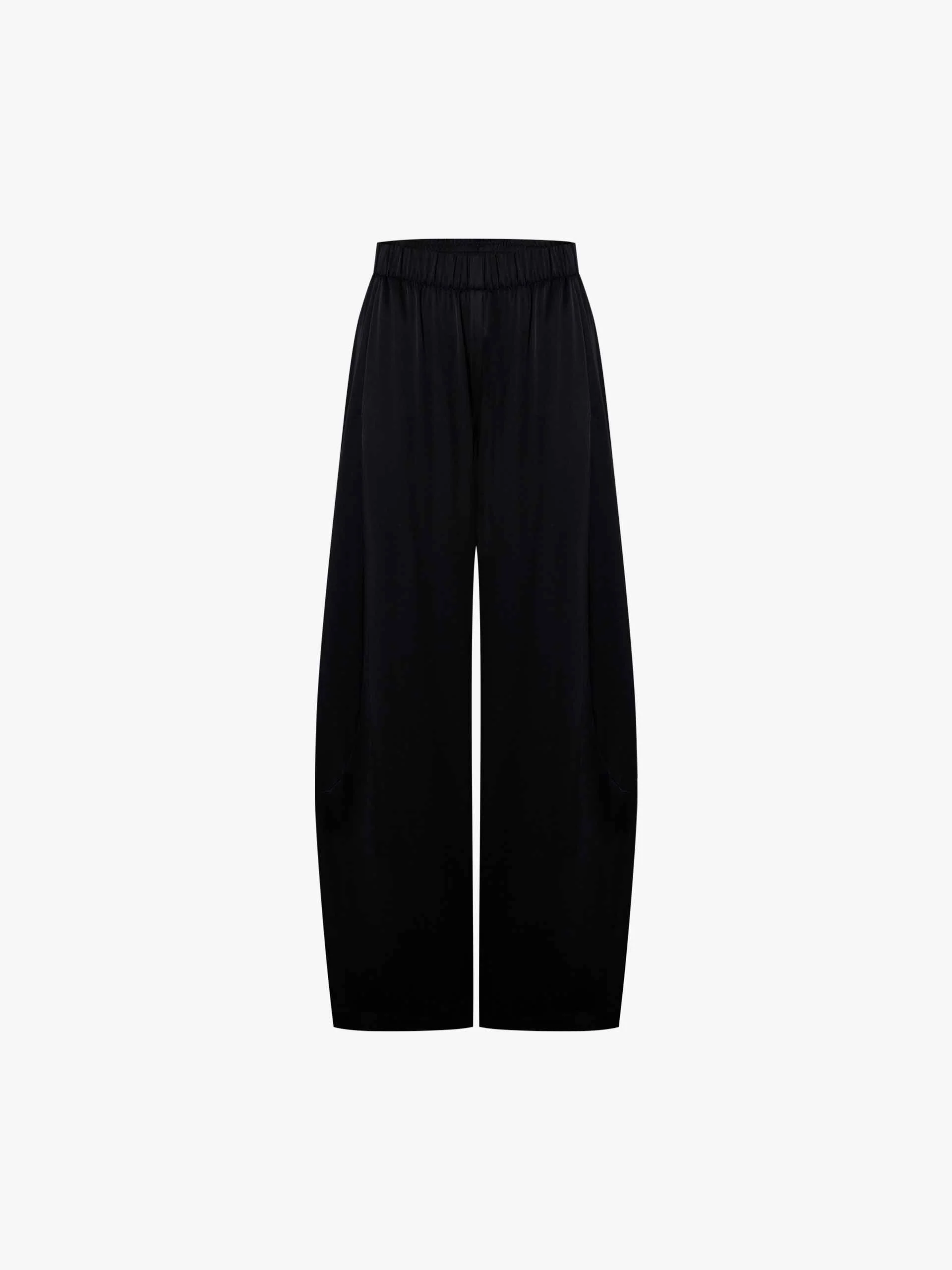 Elastic Waistband Wide Pants - Image 5