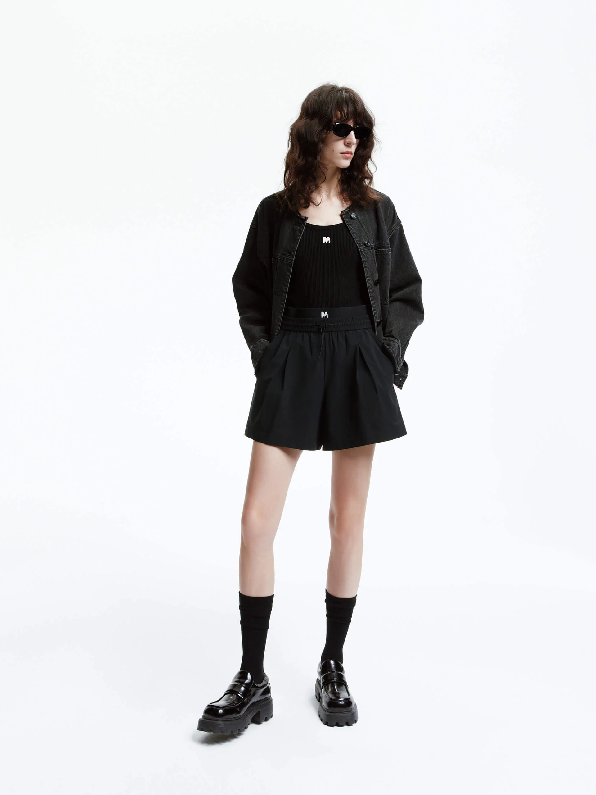 Elasticated Double Waist Shorts - Image 14