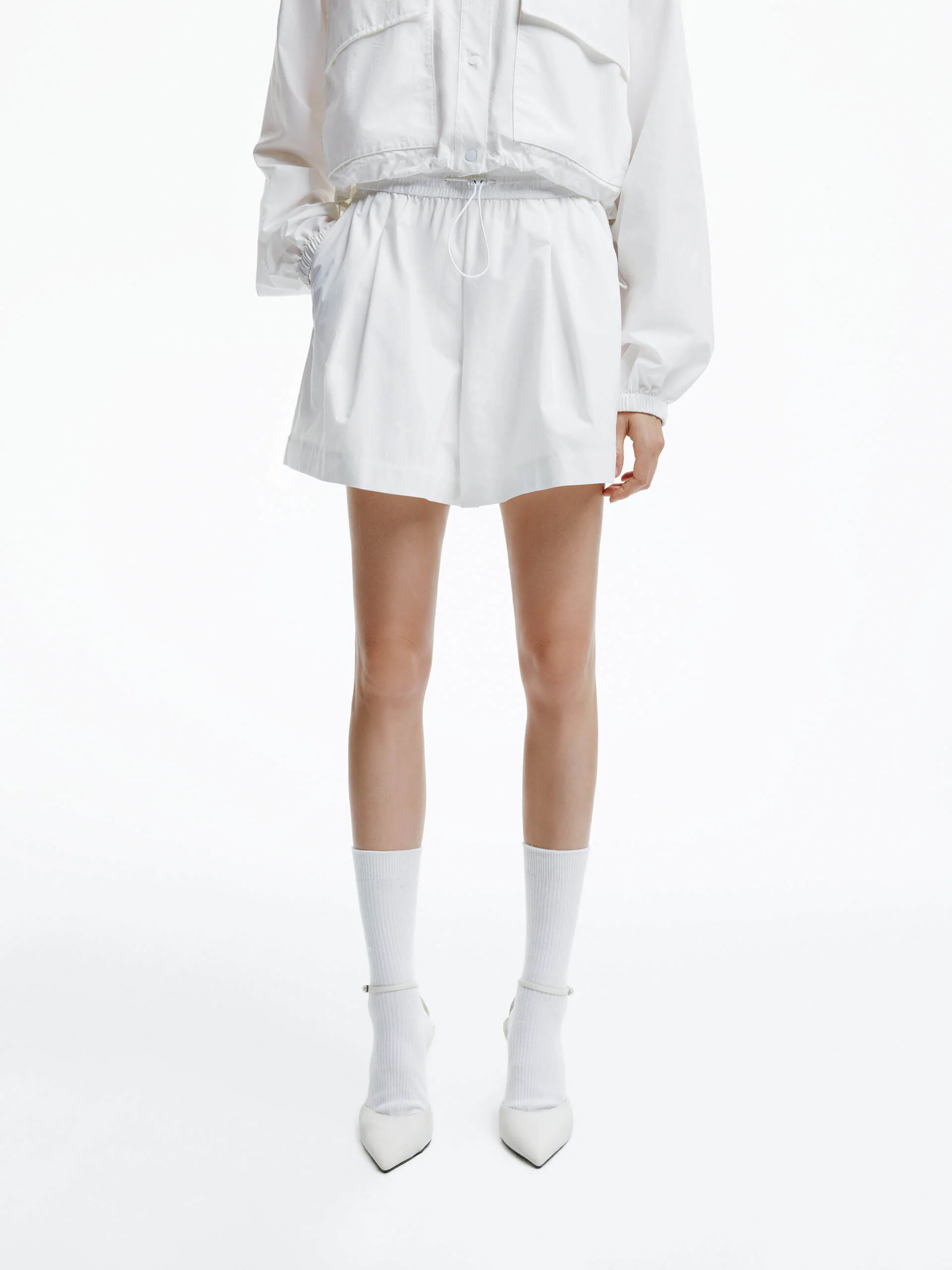 Elasticated Double Waist Shorts - Image 3