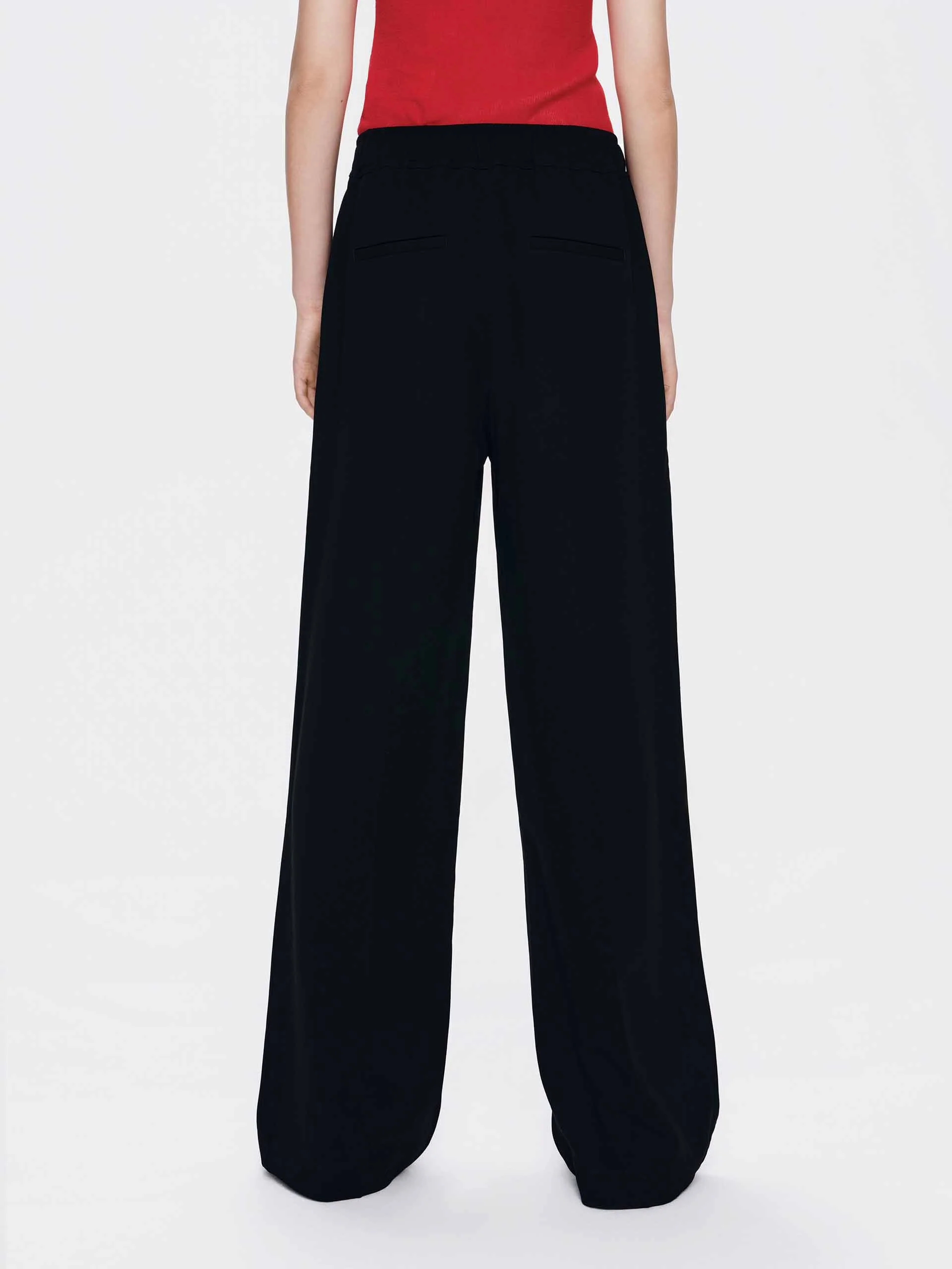 Elasticated Waist Relaxed Pants - Image 6