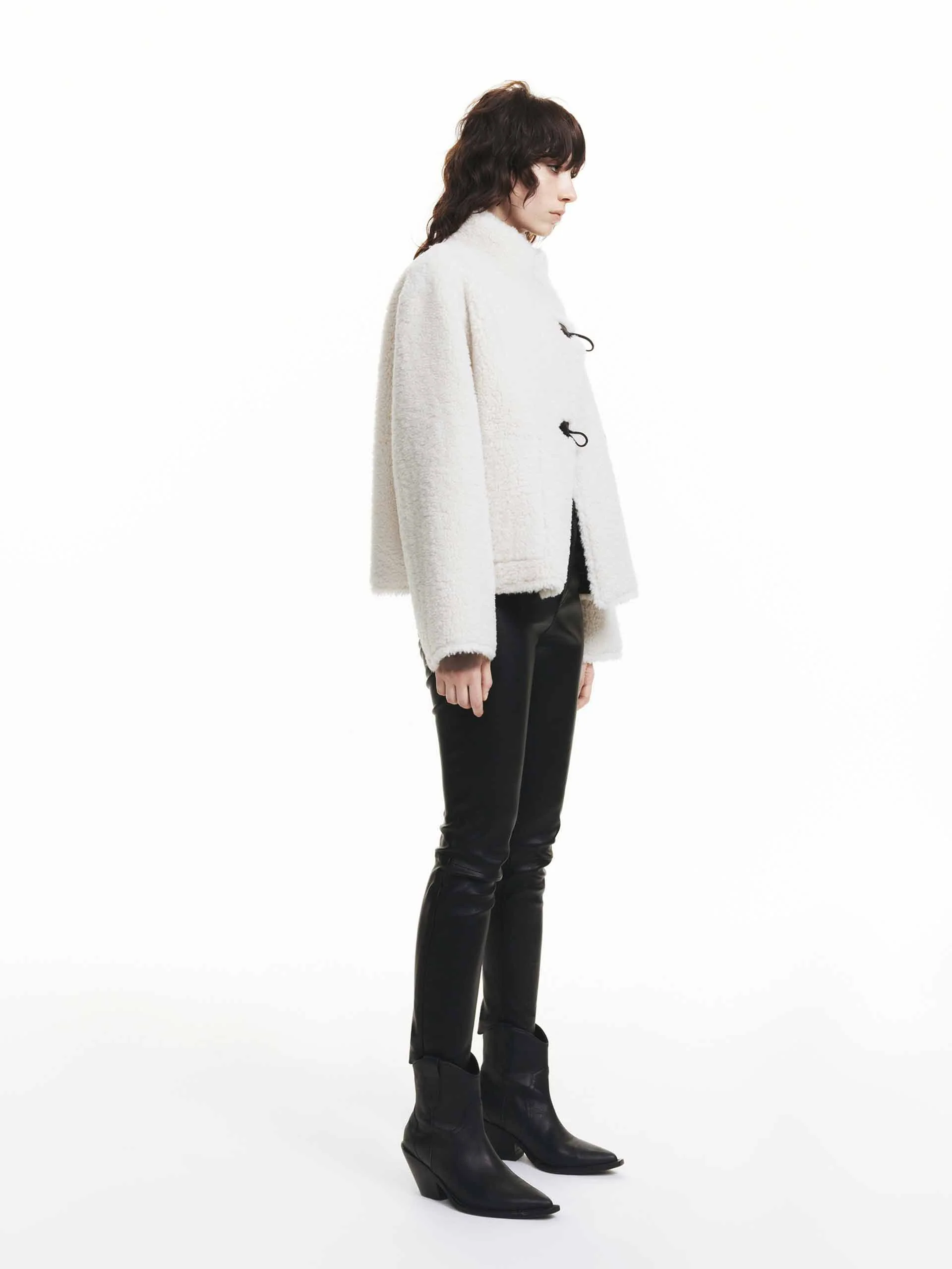 Faux Shearling Coat - Image 7