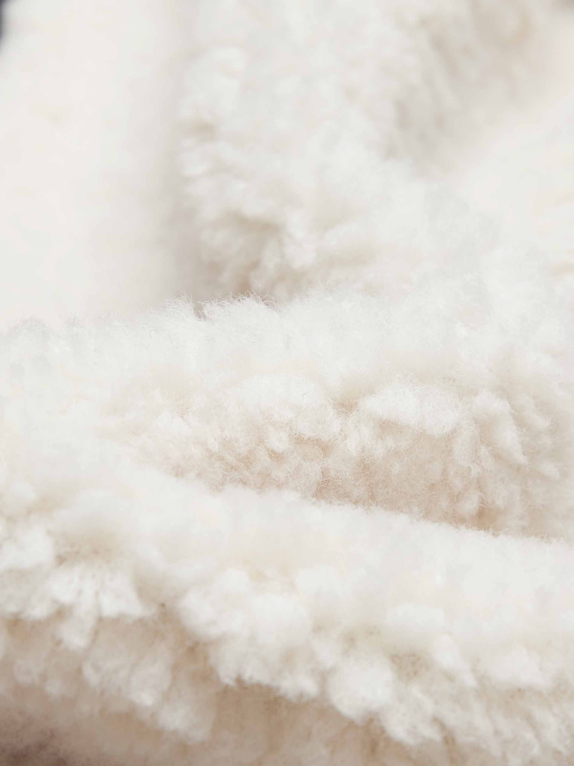 Faux Shearling Midi Coat - Image 4