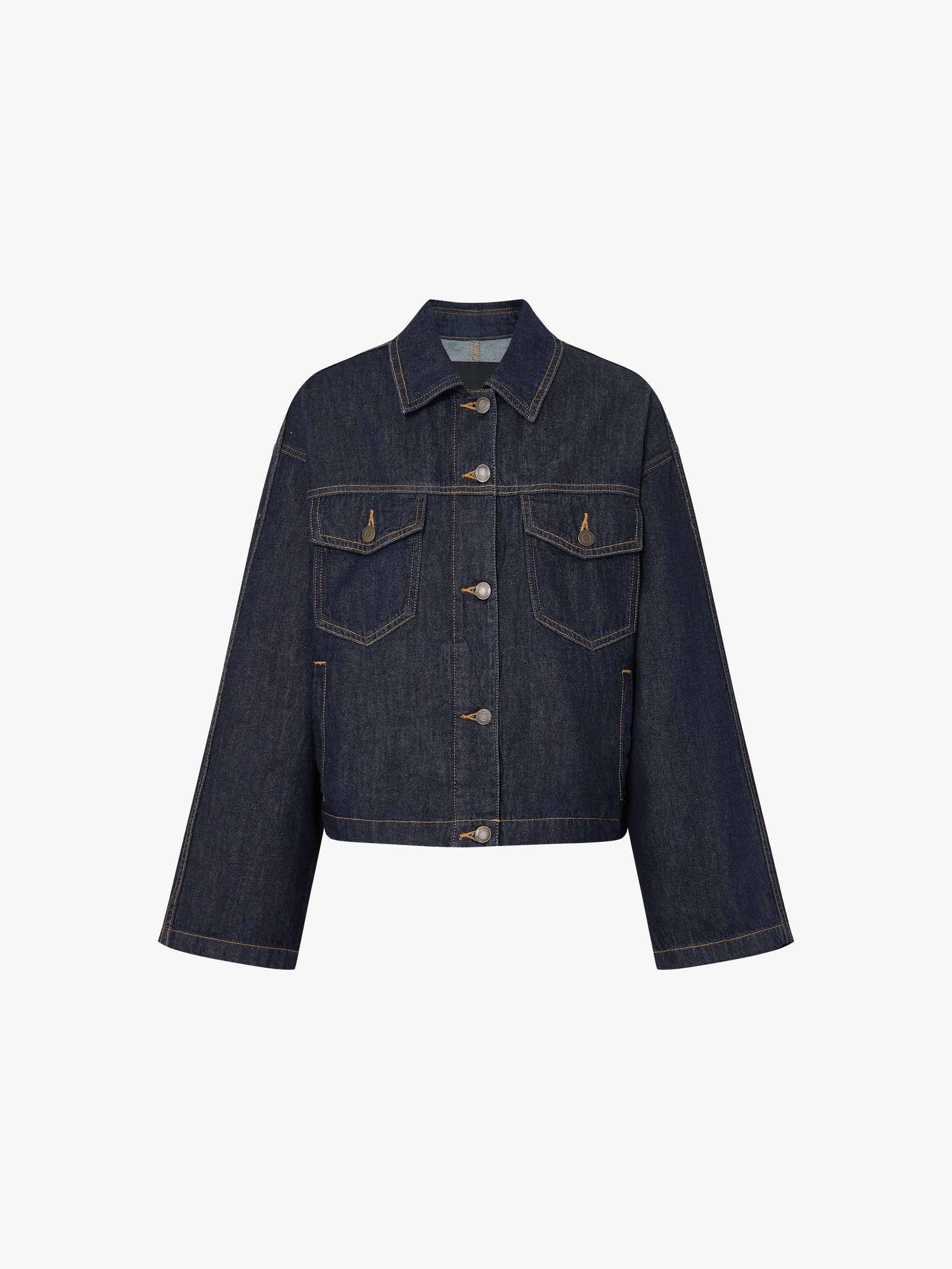 Fitted Denim Jacket - Image 5