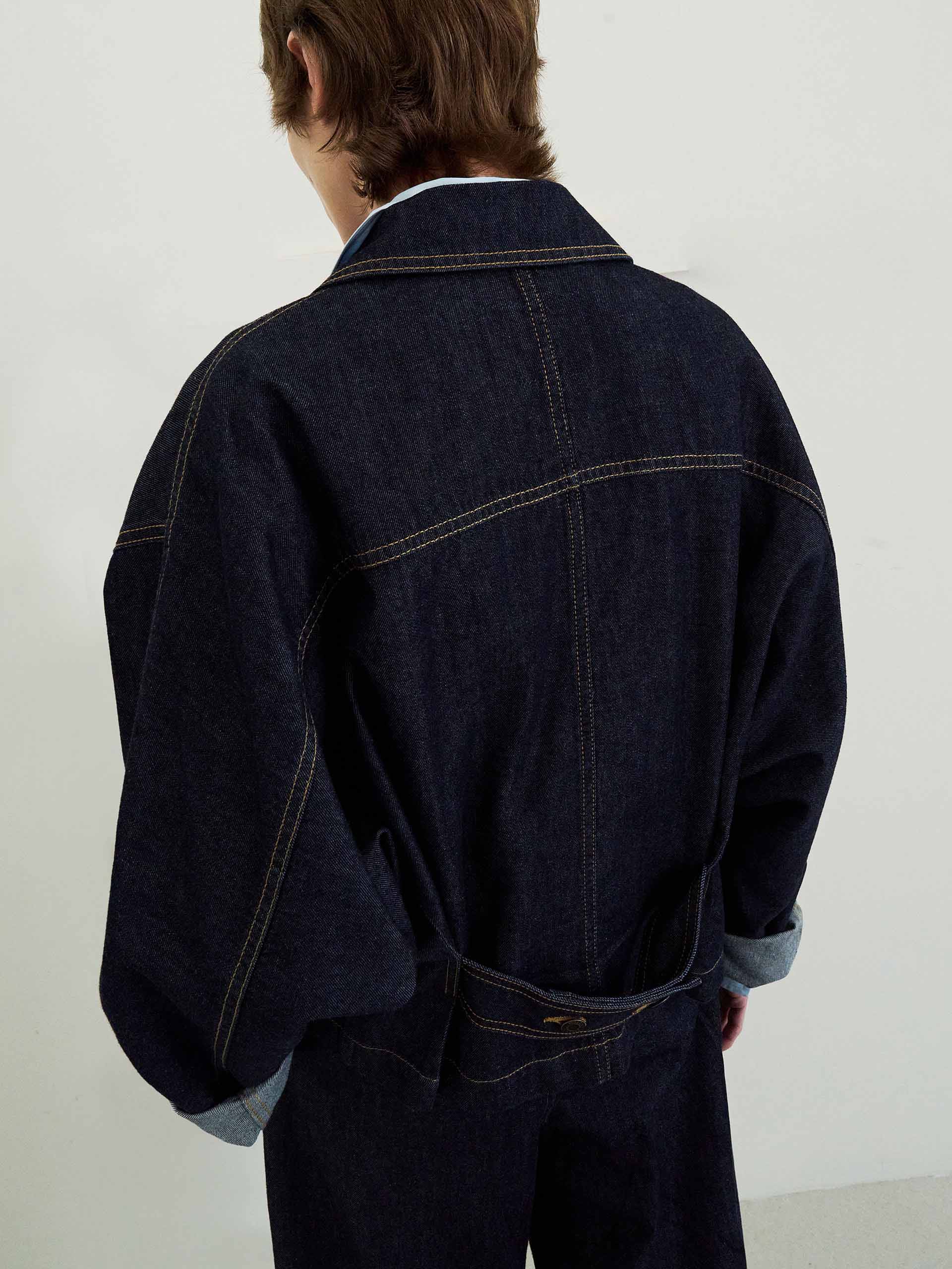 Fitted Denim Jacket - Image 6