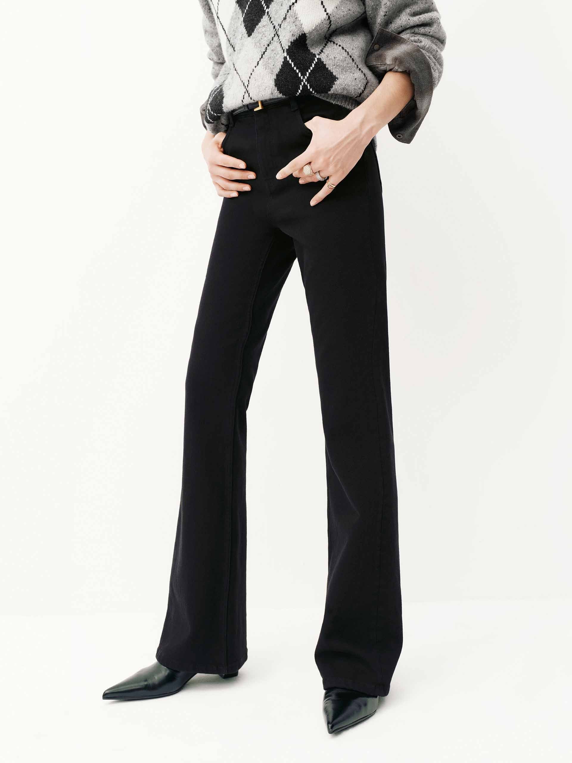 Fitted Flared Jeans - Image 3