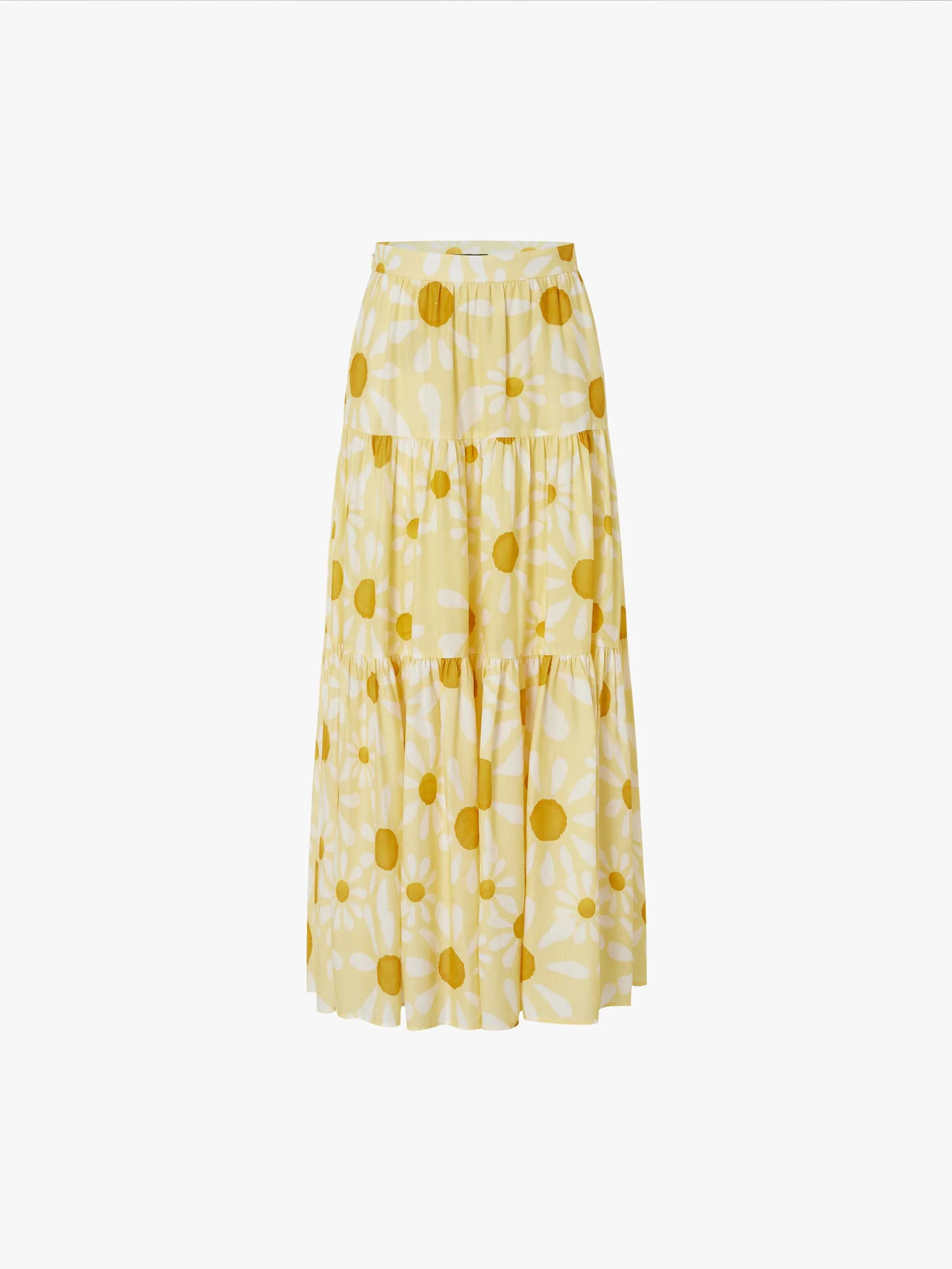 Floral Printed Maxi Skirt - Image 5