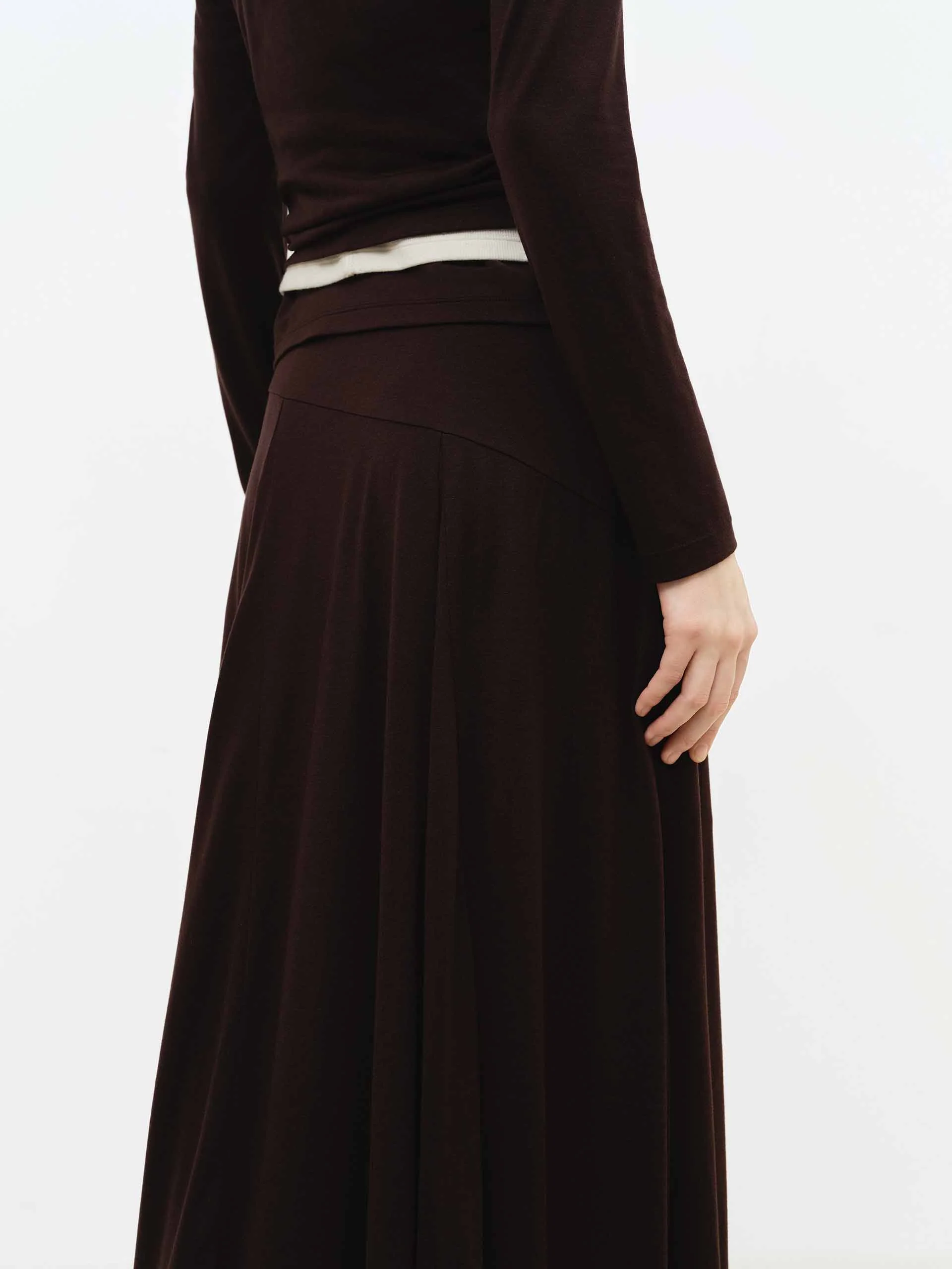 Flowy Hem Midi Skirt - Image 7