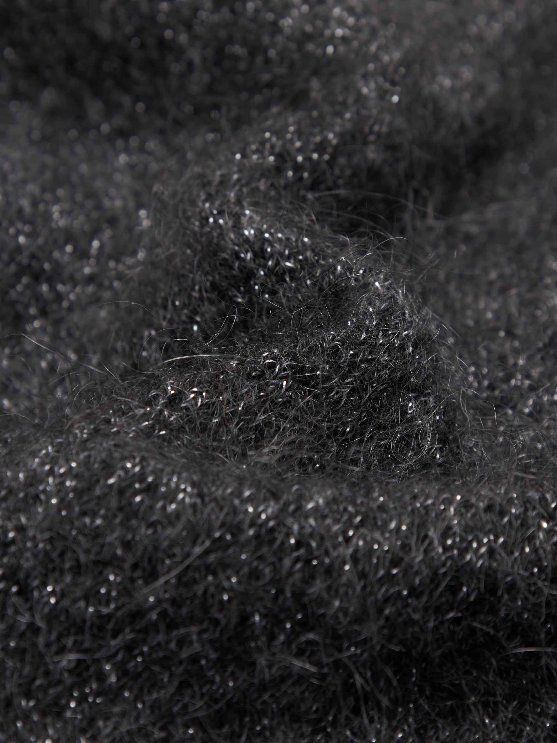 Fluffy Crew Neck Cardigan - Image 4