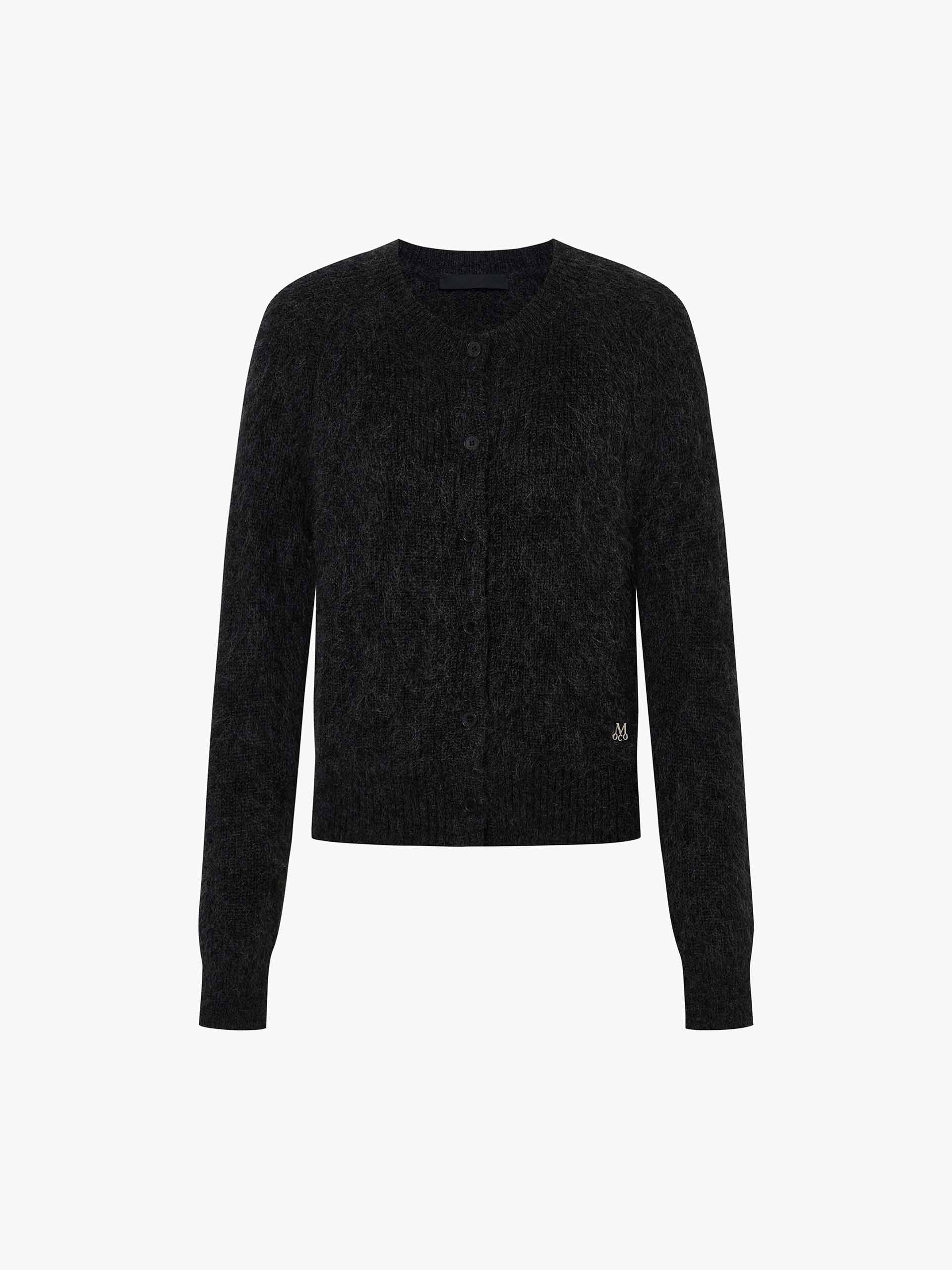 Fluffy Textured Knit Cardigan - Image 12