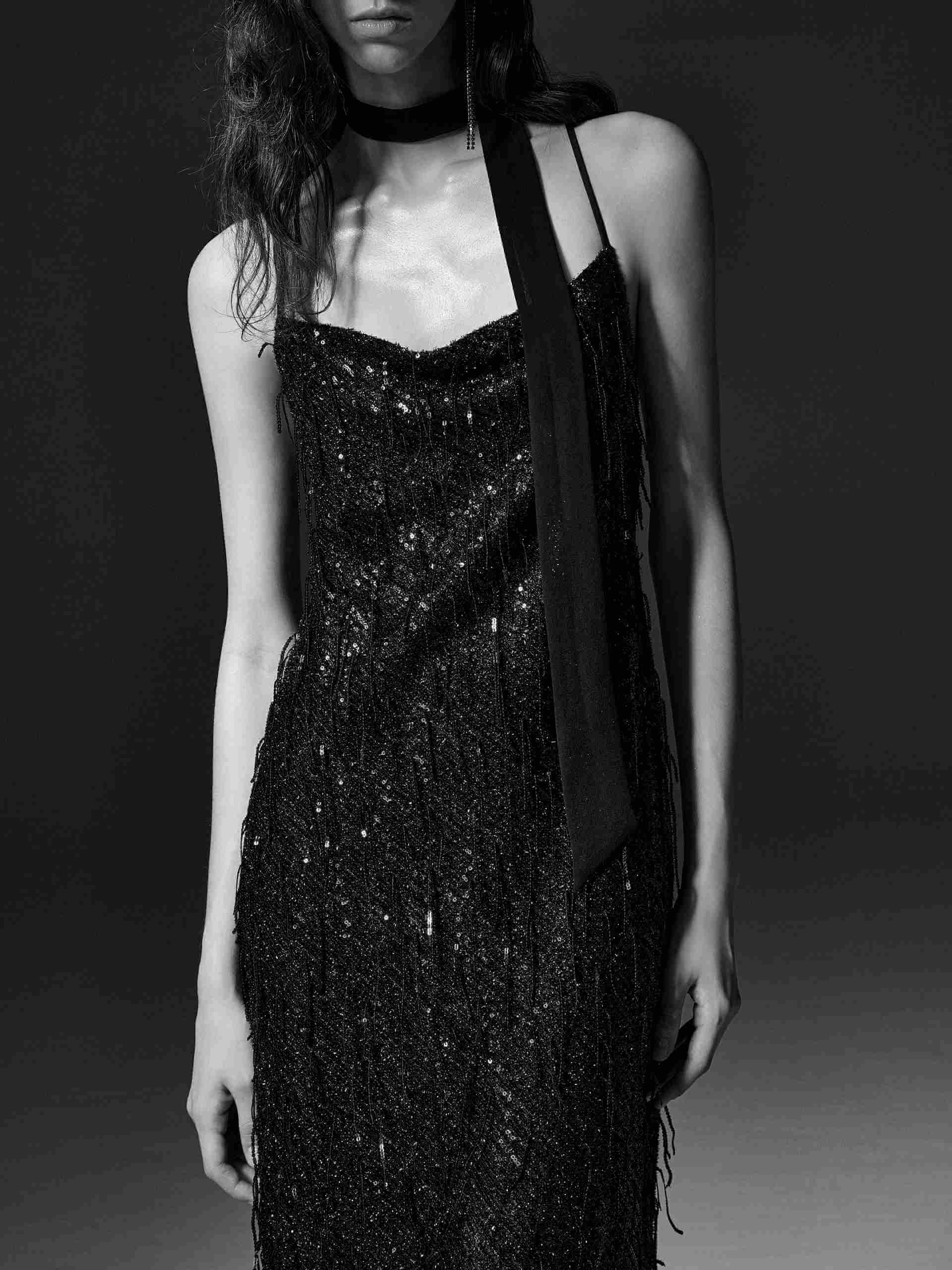 Fringed Detail Maxi Cami Dress - Image 7