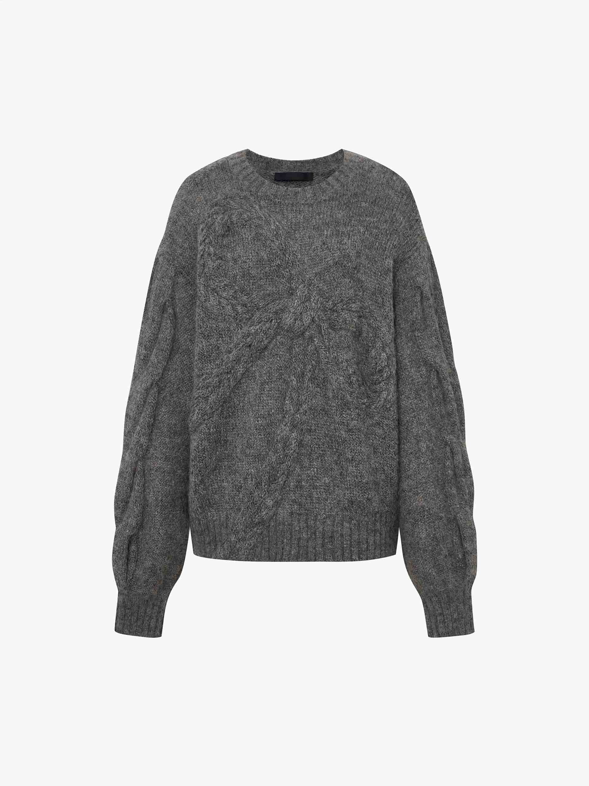 Front Bow Loose Sweater - Image 11